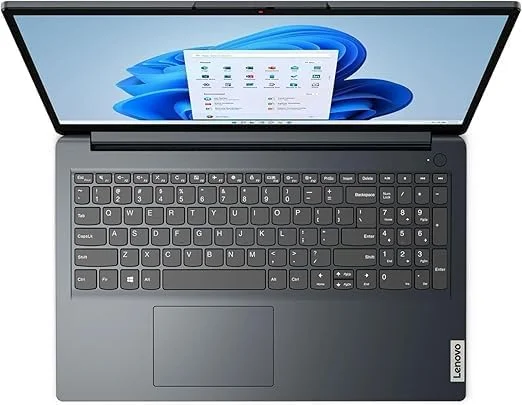 لپ تاپ لنوو IdeaPad 1 15IJL7 با صفحه نمایش 15.6 اینچی FHD IPS ضد تابش نور، پردازنده Celeron® N4500، رم 8 گیگابایتی، حافظه SSD 1 ترابایتی، گرافیک یکپارچه Intel UHD، صفحه کلید انگلیسی عربی، ویندوز 11 پرو، آبی تیره [82LX00CCAX]
