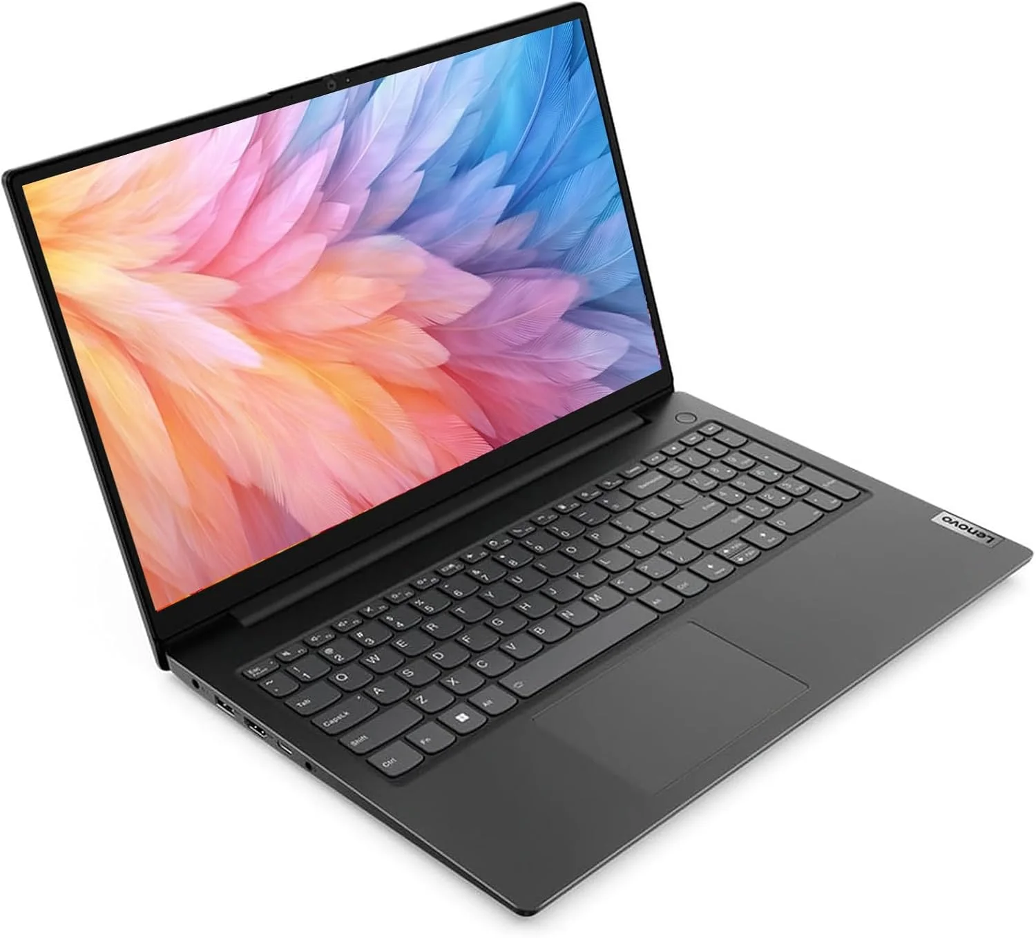 لپ تاپ تجاری و خانگی 15.6 اینچی FHD لنوو V15 Gen2، پردازنده Intel Celeron N4500، رم 16 گیگابایتی، SSD 1 ترابایتی، صفحه کلید عددی، Wi-Fi، BT 5.1، وب کم، RJ-45، HDMI، ویندوز 11 پرو، با باتری