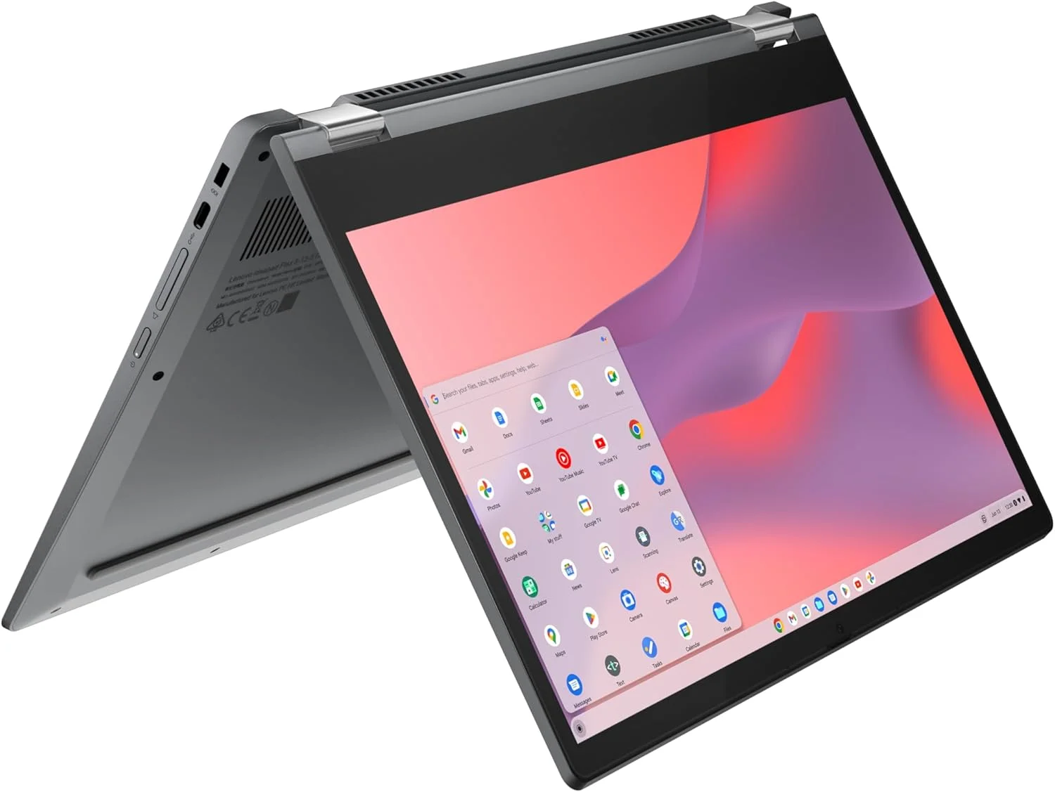 لنوو - 2022 - Flex 5 - لپ تاپ Chromebook 2 در 1 - پردازنده Intel Celeron N5205U - صفحه نمایش لمسی 13.3 اینچی FHD - رم 4 گیگابایتی - حافظه 64 گیگابایتی - گرافیک UHD - سیستم عامل Chrome
