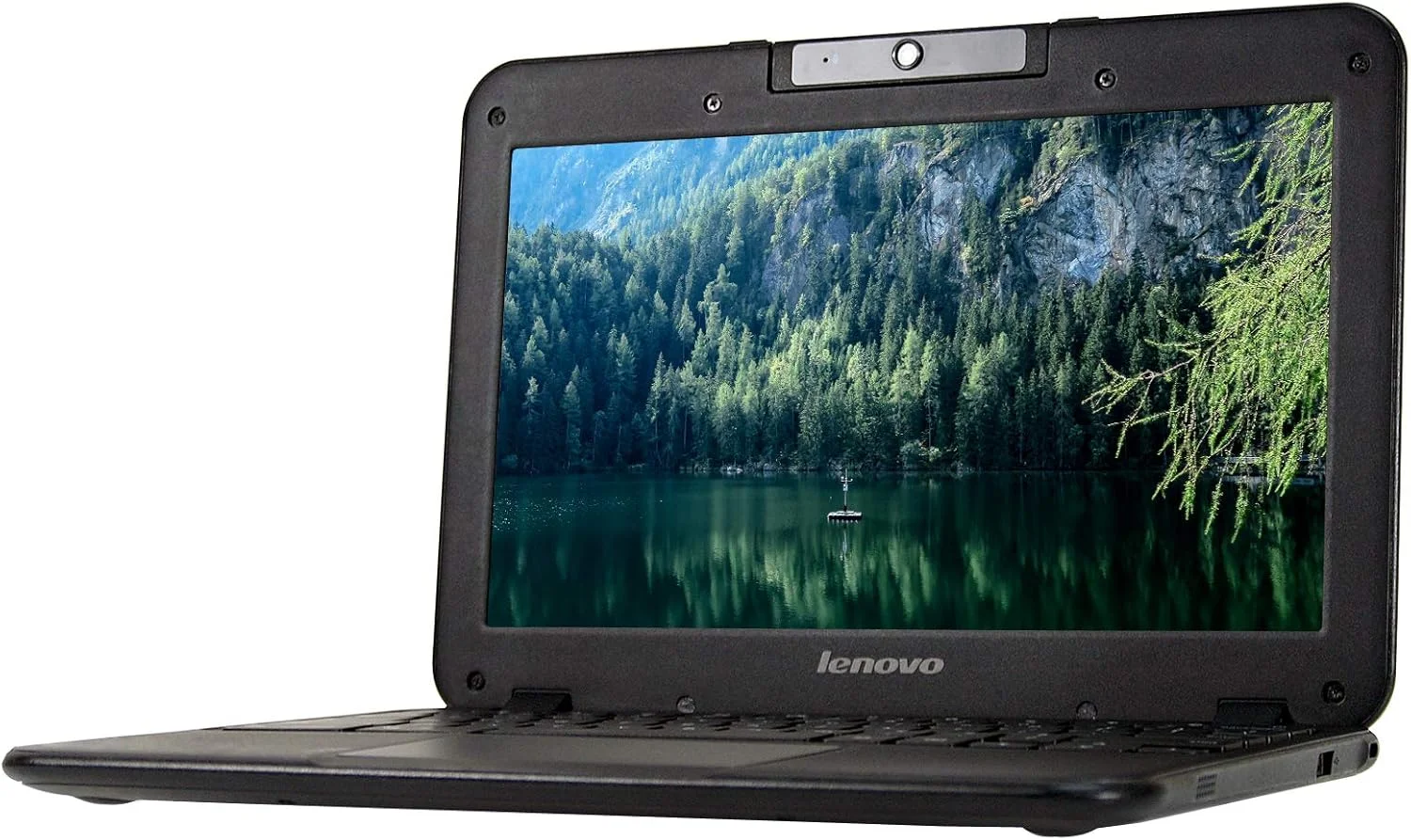 لنوو N21 Chromebook 11.6 اینچ HD، Celeron N2840 2.16GHz، 4 گیگابایت رم، 16 گیگابایت حافظه SSD، سیستم عامل Chrome، دوربین، (بازسازی شده)