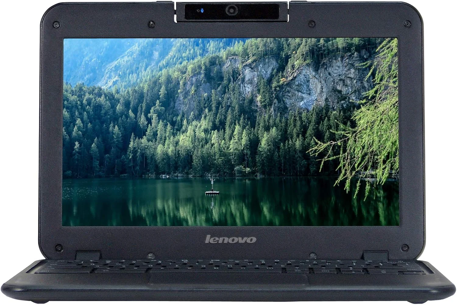 لنوو N21 Chromebook 11.6 اینچ HD، Celeron N2840 2.16GHz، 4 گیگابایت رم، 16 گیگابایت حافظه SSD، سیستم عامل Chrome، دوربین، (بازسازی شده)