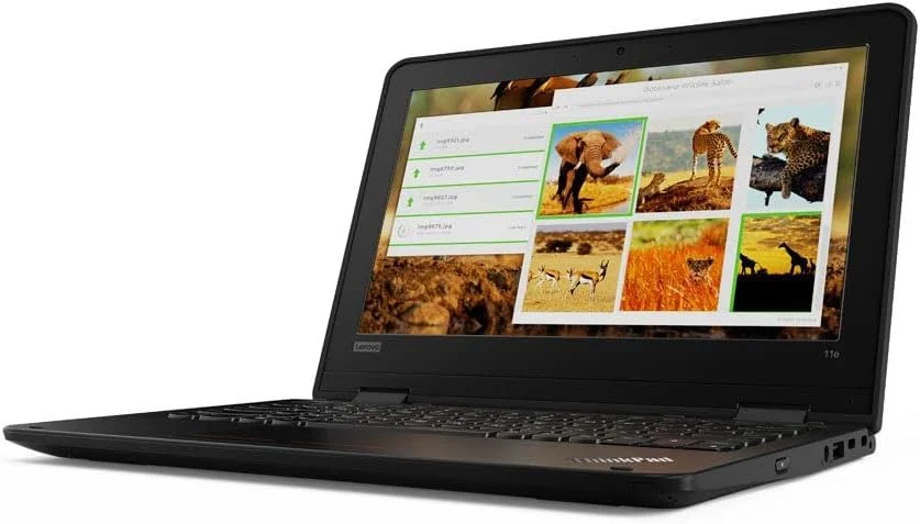 لپ تاپ Chromebook Lenovo ThinkPad 11e (بازسازی شده، پردازنده Intel Celeron N Series، رم 4 گیگابایتی DDR3، هارد دیسک 16 گیگابایتی SATA، صفحه نمایش لمسی 11.6 اینچی)
