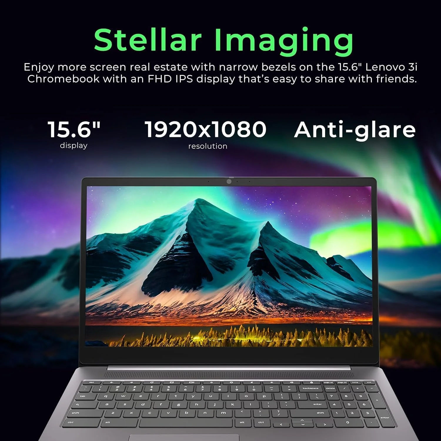 لپ تاپ Chromebook Premium Lenovo 15.6 اینچی FHD Slim Light مناسب برای کسب و کار و دانشجو، پردازنده Intel Celeron N4500، رم 4 گیگابایتی، حافظه 192 گیگابایتی (64 گیگابایت eMMC + کارت 128 گیگابایتی)، WiFi 6، باتری بادوام، Chrome OS HubxcelAccessory