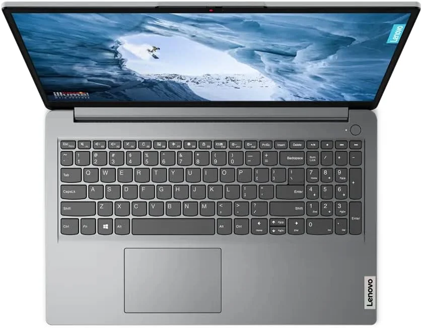 لپ تاپ لنوو IdeaPad 1 15IAU7 با نمایشگر 15.6 اینچی FHD، پردازنده Intel Core i5-1235U، رم 8 گیگابایتی، حافظه SSD 256 گیگابایتی، گرافیک Intel Iris Xe، ویندوز 11، خاکستری ابری - [82QD0044AX]