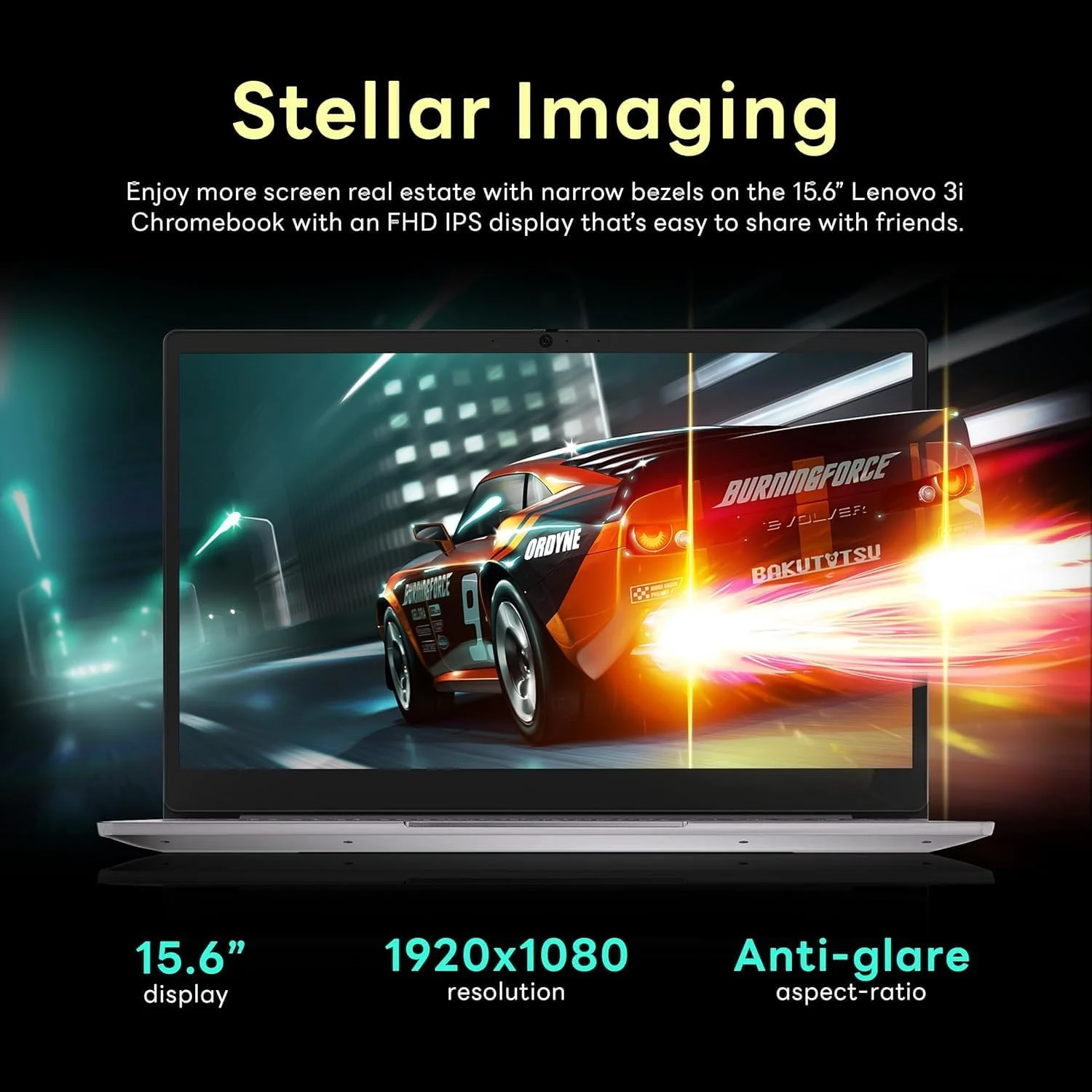 لپ تاپ لنوو IdeaPad 3i Chromebook با صفحه نمایش بزرگ 15.6 اینچی FHD - رم 4 گیگابایتی - حافظه 192 گیگابایتی - Google Chromebook مناسب دانش آموزان - HDMI - 2024 - Wi-Fi 6 - عمر باتری طولانی لپ تاپ لنوو IdeaPad 3i Chromebook با صفحه نمایش بزرگ 15.6 اینچی FHD - رم 4 گیگابایتی - حافظه 192 گیگابایتی - Google Chromebook مناسب دانش آموزان - HDMI - 2024 - Wi-Fi 6 - عمر باتری طولانی