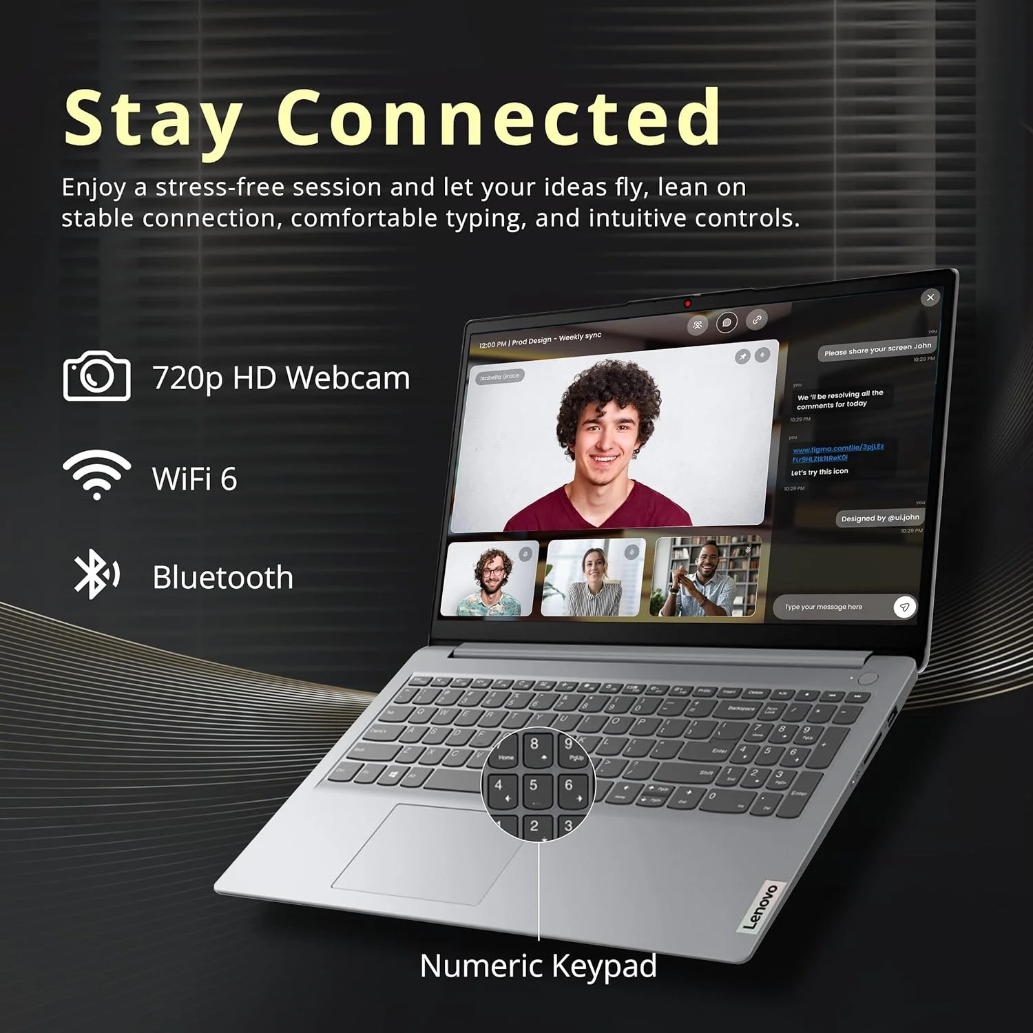 لپ تاپ لمسی 15.6 اینچی FHD لنوو IdeaPad 1i، پردازنده Intel i3-1215U، رم 16 گیگابایتی، حافظه 1.16 ترابایتی (1 ترابایت SSD + مجموعه داک استیشن 160 گیگابایتی)، گرافیک Intel UHD، وب کم، Dolby Audio، WiFi 6، ویندوز 11، خاکستری