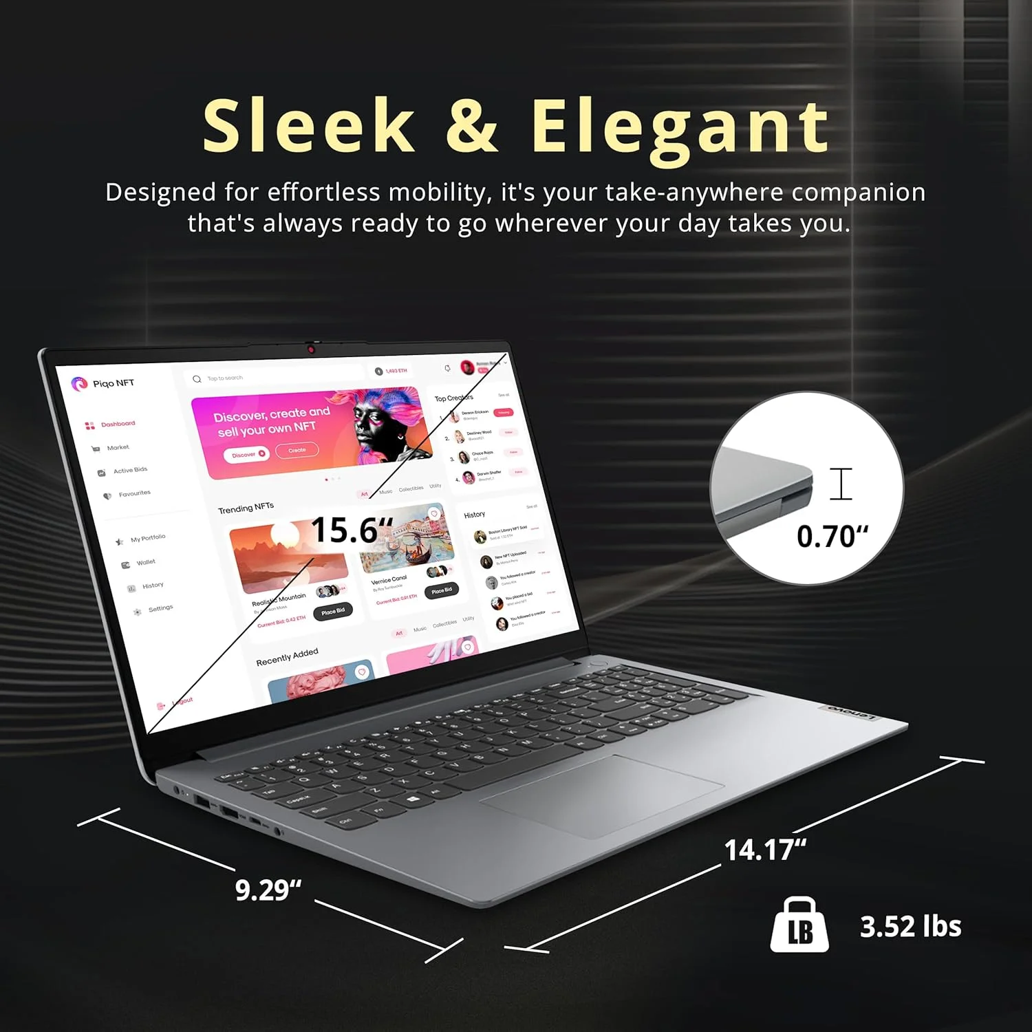 لپ تاپ لمسی 15.6 اینچی FHD لنوو IdeaPad 1i، پردازنده Intel i3-1215U، رم 16 گیگابایتی، حافظه 1.16 ترابایتی (1 ترابایت SSD + مجموعه داک استیشن 160 گیگابایتی)، گرافیک Intel UHD، وب کم، Dolby Audio، WiFi 6، ویندوز 11، خاکستری
