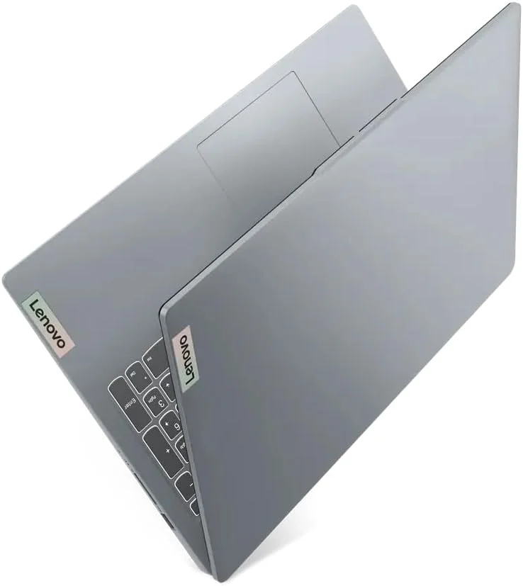 لپ تاپ لنوو IdeaPad Slim 3 15IAN8 با صفحه نمایش 15.6 اینچی FHD، پردازنده Intel i3-N305، رم 8 گیگابایتی، حافظه SSD 512 گیگابایتی، گرافیک Intel Iris Xe، کیبورد انگلیسی-عربی، ویندوز 11، خاکستری قطبی - [82XB005WAX]
