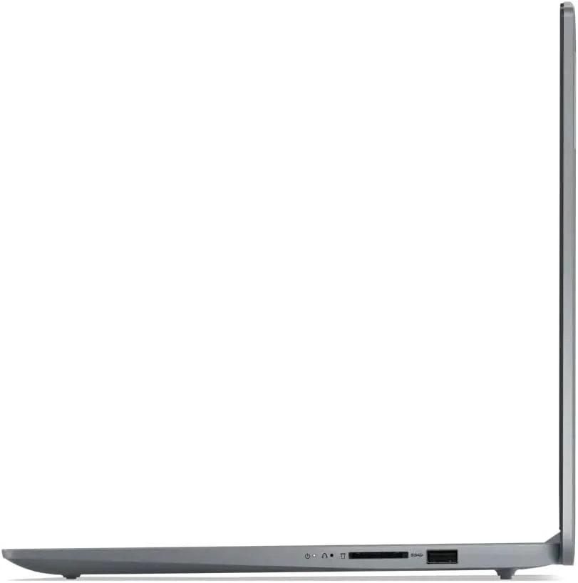 لپ تاپ لنوو IdeaPad Slim 3 15IAN8 با صفحه نمایش 15.6 اینچی FHD، پردازنده Intel i3-N305، رم 8 گیگابایتی، حافظه SSD 512 گیگابایتی، گرافیک Intel Iris Xe، کیبورد انگلیسی-عربی، ویندوز 11، خاکستری قطبی - [82XB005WAX]