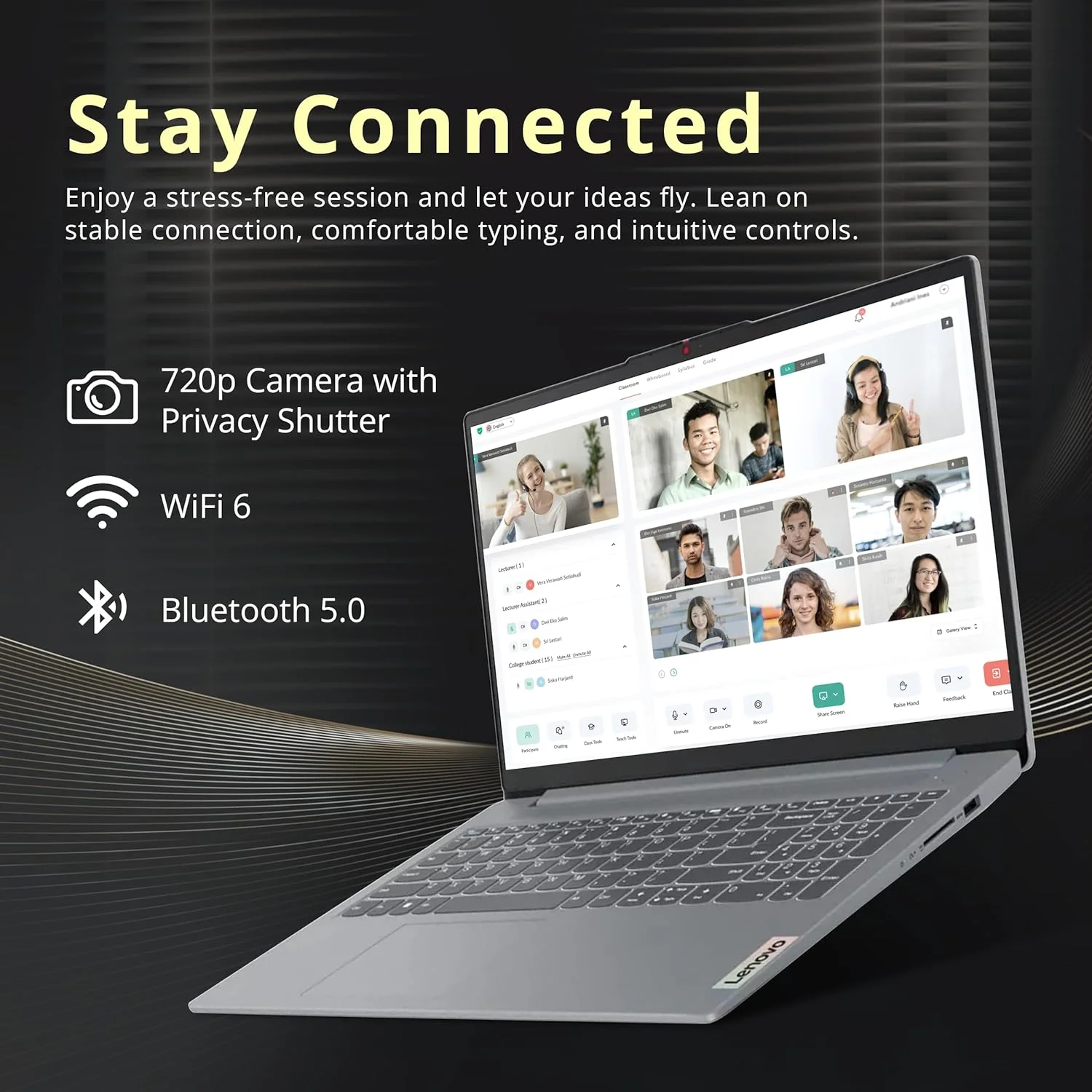 لپ تاپ 15.6 اینچی FHD ضد انعکاس نور Lenovo IdeaPad Slim 3، پردازنده Intel i3-N305، رم 8 گیگابایتی LPDDR5، حافظه 672 گیگابایتی (512 گیگابایت SSD + مجموعه داکینگ استیشن 160 گیگابایتی)، صفحه کلید اعداد، دوربین HD، Dolby Audio، WiFi 6، ویندوز 11، خاکستری لپ تاپ 15.6 اینچی FHD ضد انعکاس نور Lenovo IdeaPad Slim 3، پردازنده Intel i3-N305، رم 8 گیگابایتی LPDDR5، حافظه 672 گیگابایتی (512 گیگابایت SSD + مجموعه داکینگ استیشن 160 گیگابایتی)، صفحه کلید اعداد، دوربین HD، Dolby Audio، WiFi 6، ویندوز 11، خاکستری