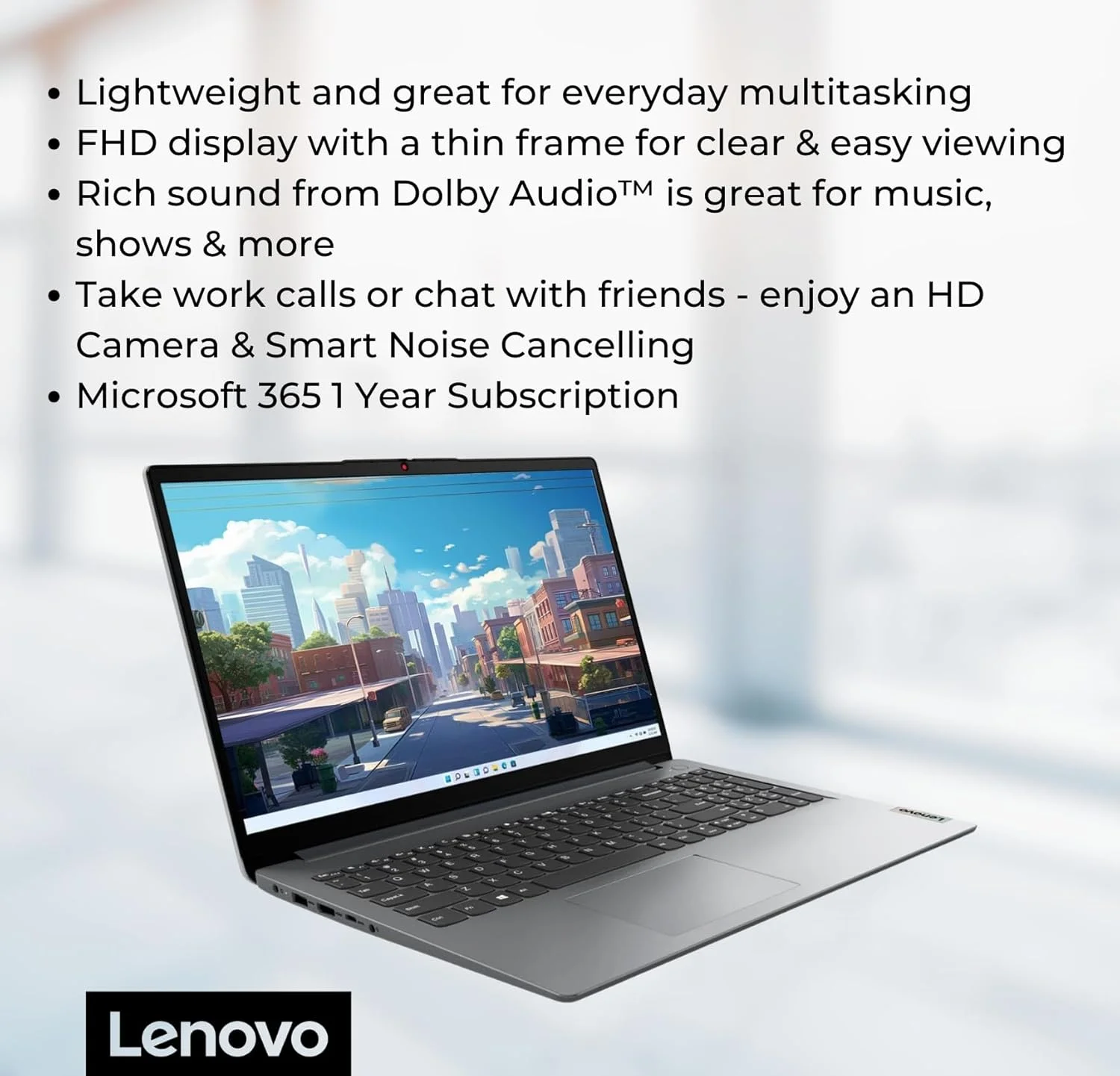 لپ تاپ دانشجویی Lenovo IdeaPad 1، صفحه نمایش 15.6 اینچی FHD، پردازنده دو هسته ای اینتل، 12 گیگابایت رم، 512 گیگابایت SSD + 128 گیگابایت eMMC، یک سال آفیس 365، Wi-Fi 6، وب کم، بلوتوث، کارت خوان SD، ویندوز 11 هوم، خاکستری لپ تاپ دانشجویی Lenovo IdeaPad 1، صفحه نمایش 15.6 اینچی FHD، پردازنده دو هسته ای اینتل، 12 گیگابایت رم، 512 گیگابایت SSD + 128 گیگابایت eMMC، یک سال آفیس 365، Wi-Fi 6، وب کم، بلوتوث، کارت خوان SD، ویندوز 11 هوم، خاکستری