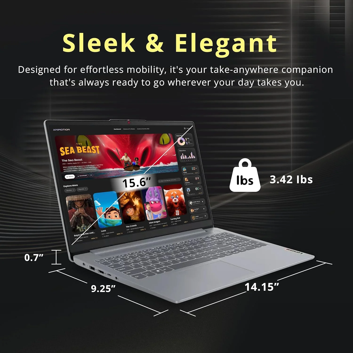 لپ تاپ 15.6 اینچی FHD ضد انعکاس نور Lenovo IdeaPad Slim 3، پردازنده Intel i3-N305، رم 8 گیگابایتی LPDDR5، حافظه 672 گیگابایتی (512 گیگابایت SSD + مجموعه داکینگ استیشن 160 گیگابایتی)، صفحه کلید اعداد، دوربین HD، Dolby Audio، WiFi 6، ویندوز 11، خاکستری لپ تاپ 15.6 اینچی FHD ضد انعکاس نور Lenovo IdeaPad Slim 3، پردازنده Intel i3-N305، رم 8 گیگابایتی LPDDR5، حافظه 672 گیگابایتی (512 گیگابایت SSD + مجموعه داکینگ استیشن 160 گیگابایتی)، صفحه کلید اعداد، دوربین HD، Dolby Audio، WiFi 6، ویندوز 11، خاکستری