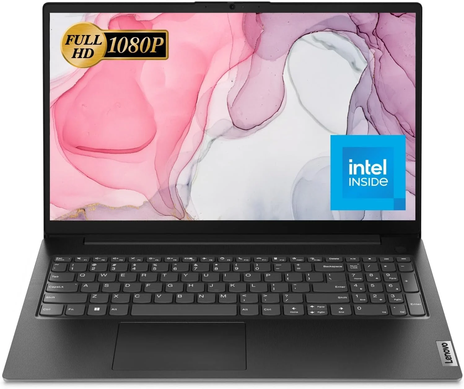 لپ تاپ Lenovo V15 G2، صفحه نمایش 15.6 اینچی FHD، پردازنده دو هسته ای اینتل، 32 گیگابایت رم، 1 ترابایت SSD، وب کم، HDMI، Wi-Fi، ویندوز 11 هوم، مشکی