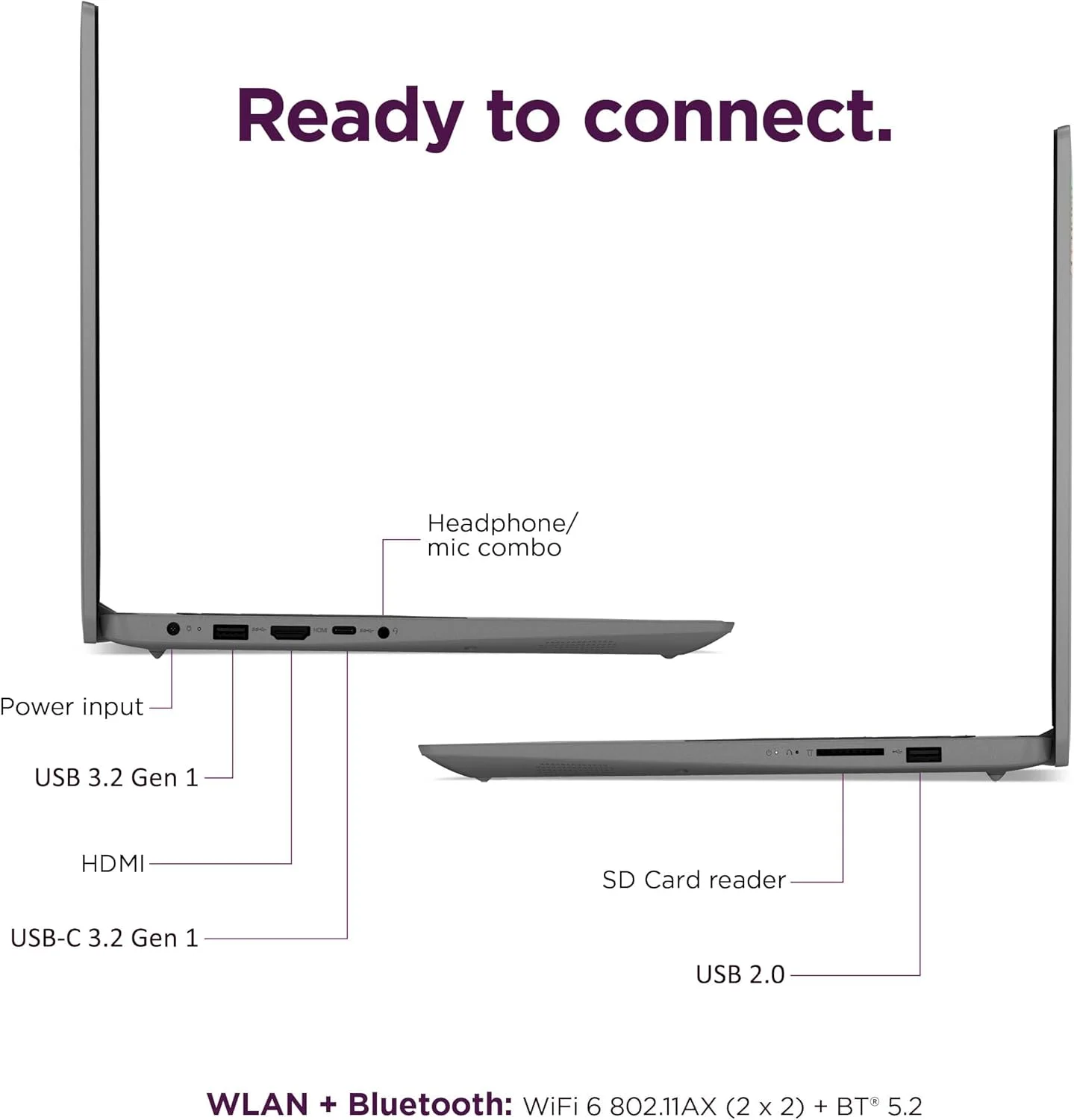 لپ تاپ لمسی 15.6 اینچی FHD لنوو IdeaPad 3 (رم 16 گیگابایت، SSD 512 گیگابایت، پردازنده Intel Core i3) برای دانش آموزان خانگی و دانشجویی، حاشیه باریک، وب کم، عمر باتری طولانی 12 ساعته، NumPad، کارت SD IST، ویندوز 11 هوم در S