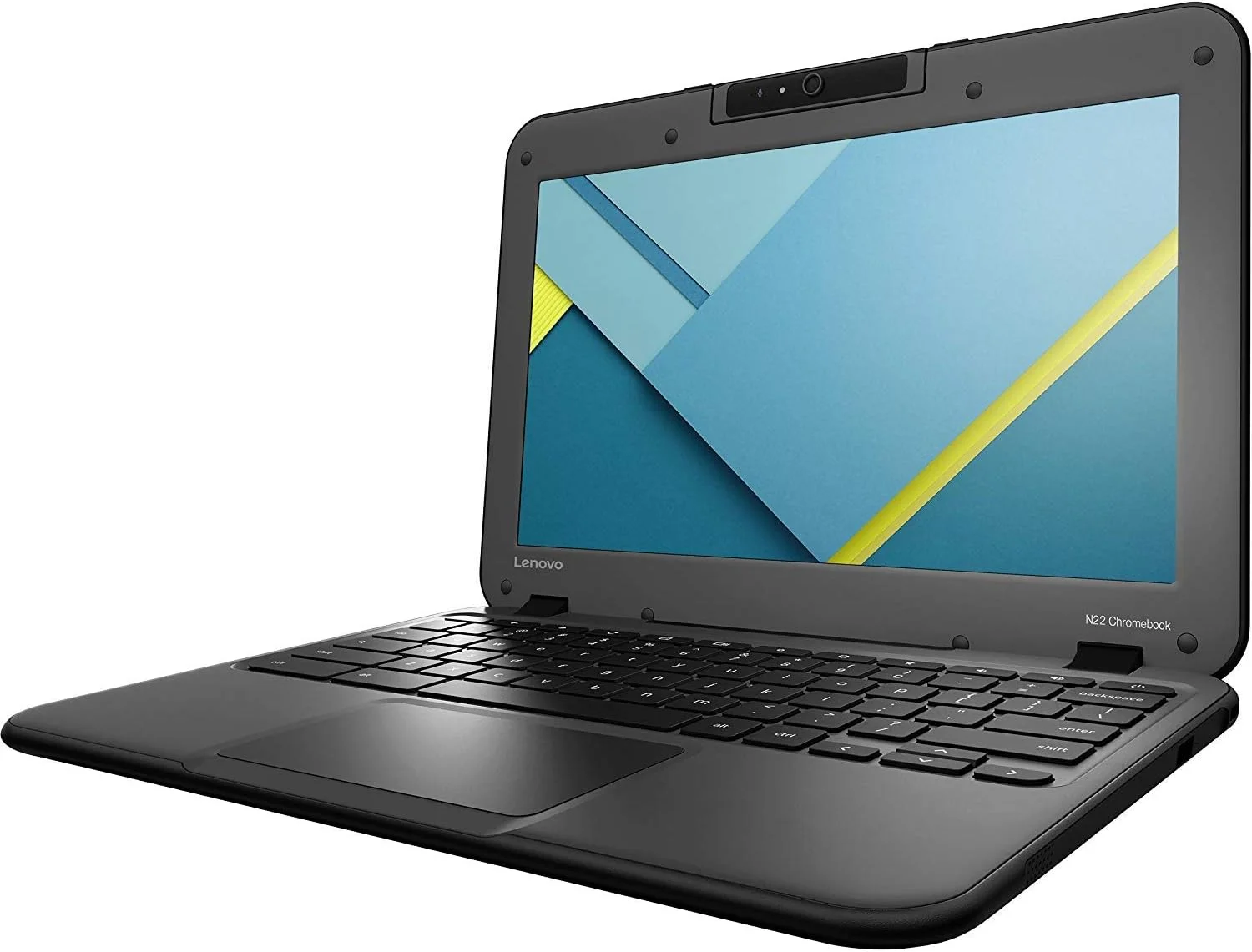 لپ تاپ لنوو (بازسازی شده) N22 80SF0001US کروم بوک 11.6 اینچی، پردازنده Intel Celeron N3050 1.60 گیگاهرتز، 4 گیگابایت رم، 16 گیگابایت حافظه SSD، سیستم عامل Chrome