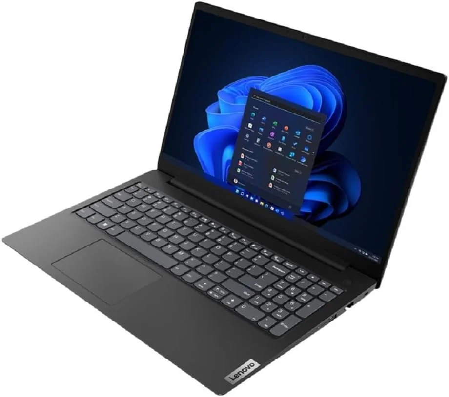 لپ تاپ لنوو V V15 با صفحه نمایش 39.6 سانتی متری (15.6 اینچ) Full HD، پردازنده AMD Ryzen 5 7520U، حافظه رم 8 گیگابایت LPDDR5-SDRAM، حافظه SSD 256 گیگابایت و Wi-Fi 5