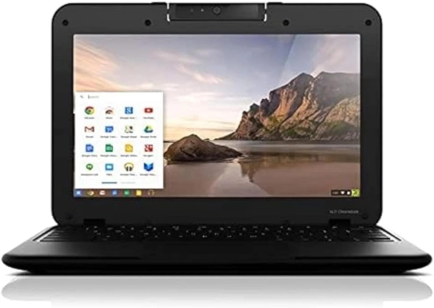 لپ تاپ لنوو Chromebook N21 (2018) بازسازی شده با صفحه نمایش 11.6 اینچی، پردازنده Intel Celeron N2840، رم 4 گیگابایتی، حافظه داخلی 16 گیگابایتی EMMC، گرافیک Intel HD، مشکی انگلیسی
