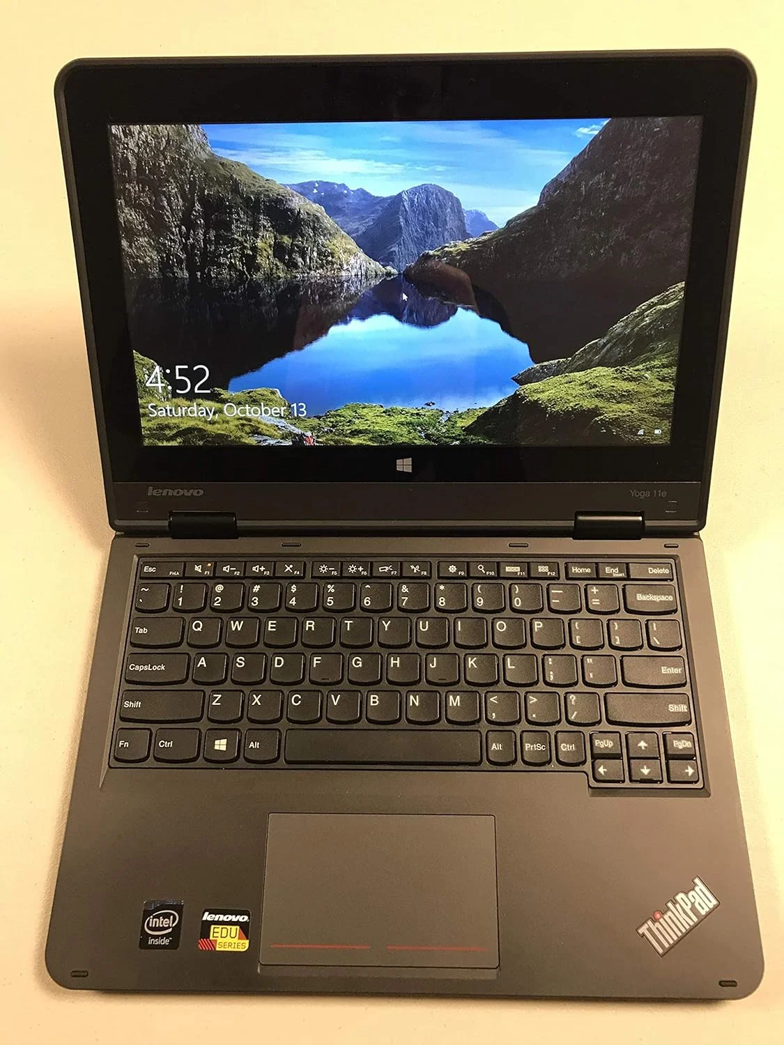 لپ تاپ تجاری لنوو ThinkPad 11E (بازسازی شده) | پردازنده اینتل سلرون | 4 گیگابایت رم | 128 گیگابایت SSD | صفحه نمایش 11.6 اینچی | ویندوز 10 حرفه ای