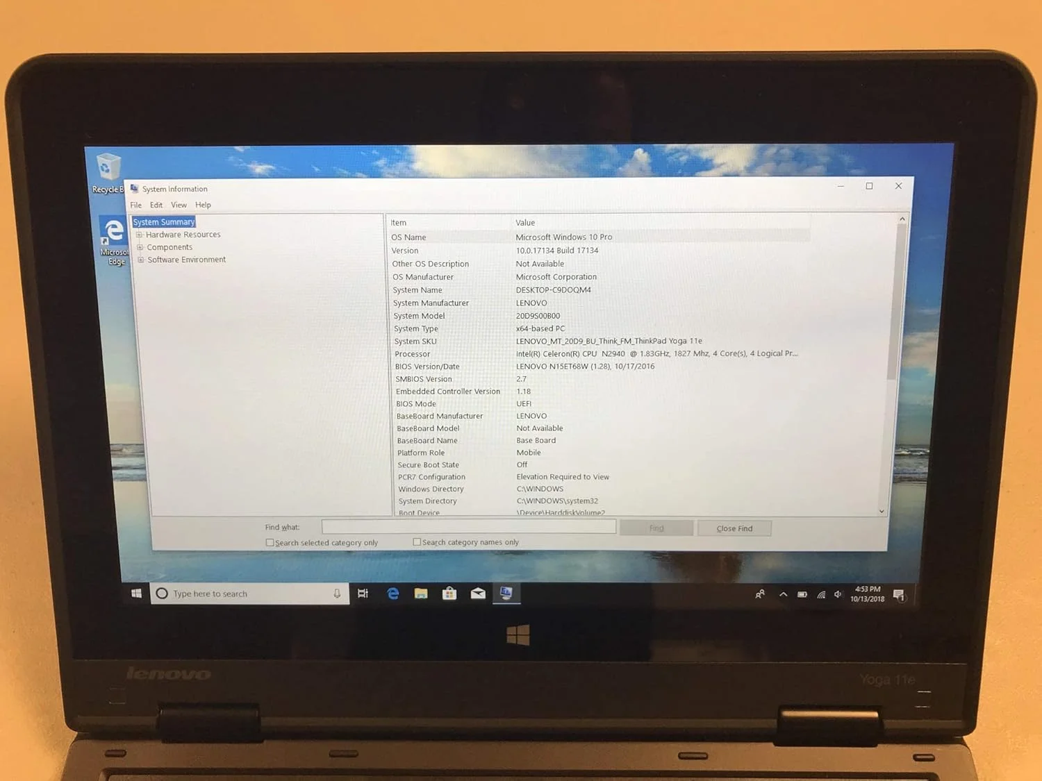 لپ تاپ تجاری لنوو ThinkPad 11E (بازسازی شده) | پردازنده اینتل سلرون | 4 گیگابایت رم | 128 گیگابایت SSD | صفحه نمایش 11.6 اینچی | ویندوز 10 حرفه ای