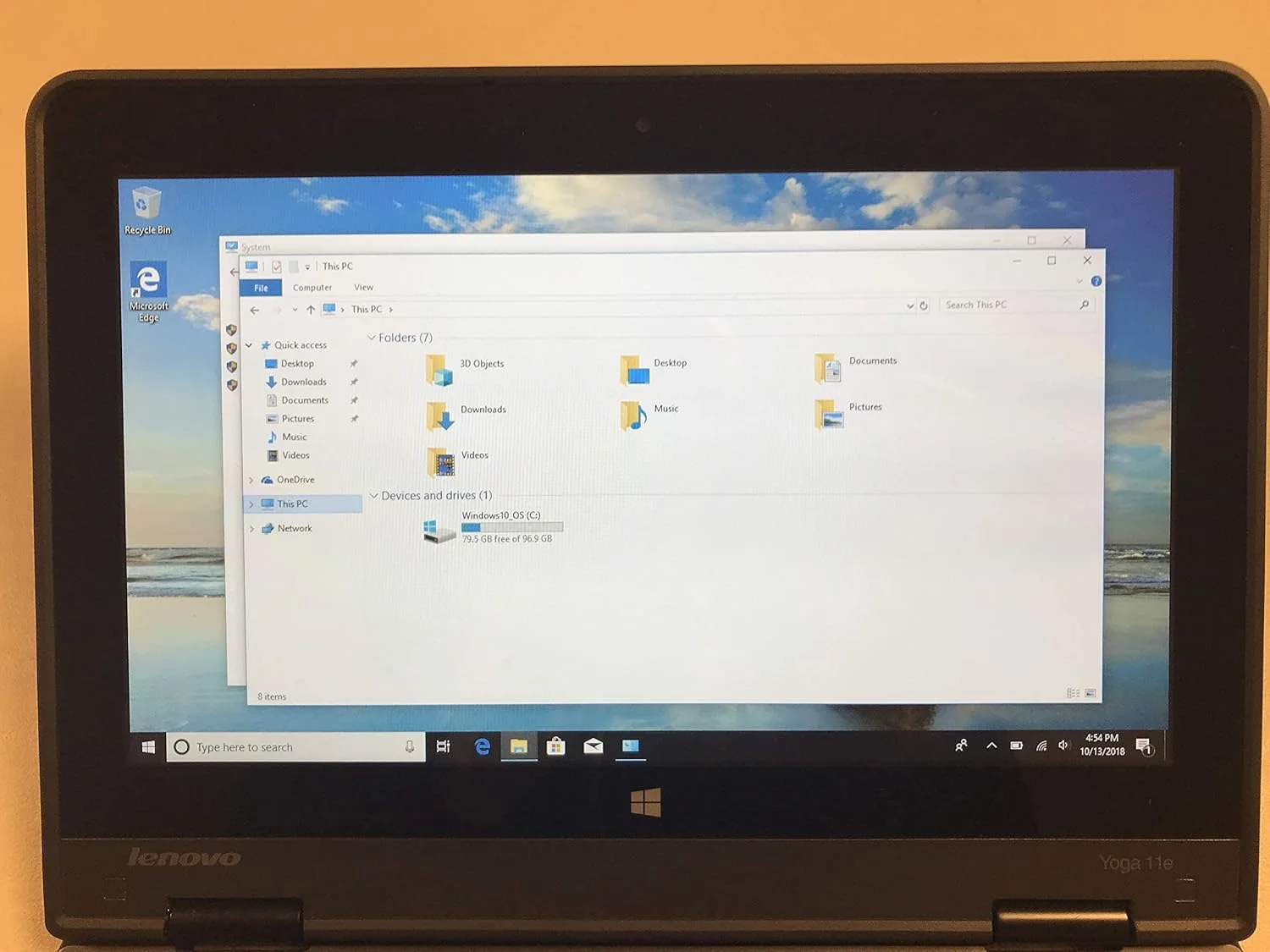 لپ تاپ تجاری لنوو ThinkPad 11E (بازسازی شده) | پردازنده اینتل سلرون | 4 گیگابایت رم | 128 گیگابایت SSD | صفحه نمایش 11.6 اینچی | ویندوز 10 حرفه ای