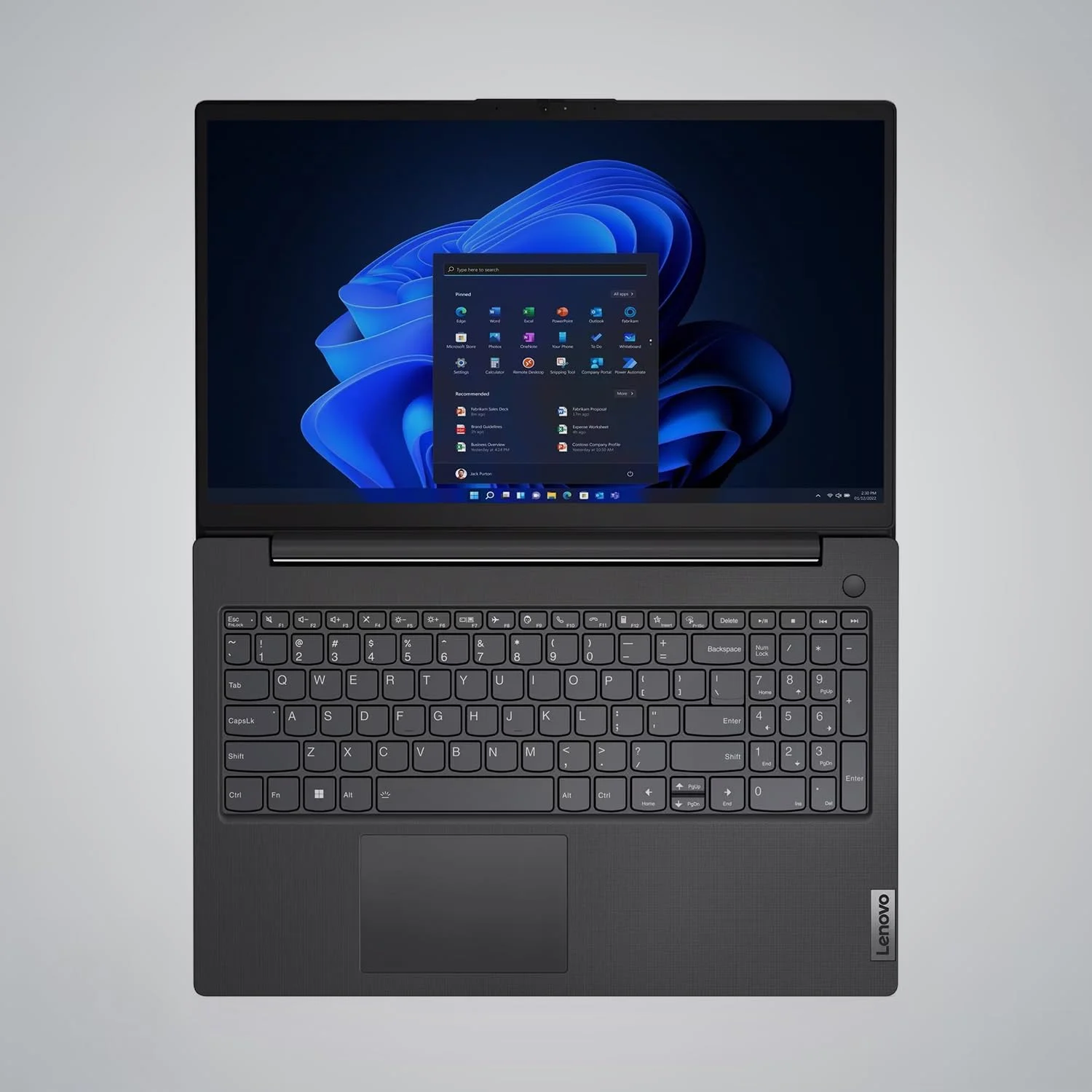 لپ تاپ تجاری جدید Lenovo v15 Gen 4، صفحه نمایش 15.6 اینچی FHD، نسل سیزدهم Intel i5-13420H، ویندوز 11 پرو، وب کم، WiFi، مشکی - به همراه پایه لپ تاپ، ماوس، آنتی ویروس و پد (رم 16 گیگابایت | 1 ترابایت SSD)