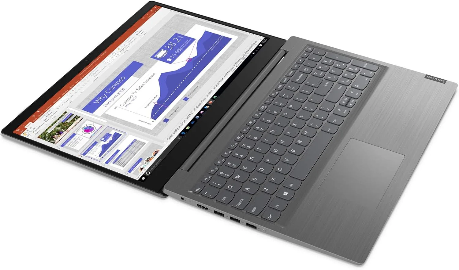 لپ تاپ 15.6 اینچی لنوو V15 ADA با کیفیت Full HD، پردازنده AMD Athlon 3150U، رم 8 گیگابایتی، حافظه SSD 256 گیگابایتی و ویندوز 10 - 82C7000BUK