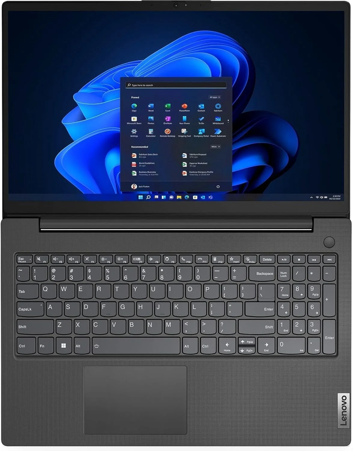 لپ تاپ Lenovo V15 G4 IRU، مدل 83A100KEIX، صفحه نمایش 15.6 اینچ Full HD، پردازنده Intel i3-1315U، رم 8 گیگابایت DDR4، حافظه SSD 512 گیگابایت NVMe، ویندوز 11 پرو