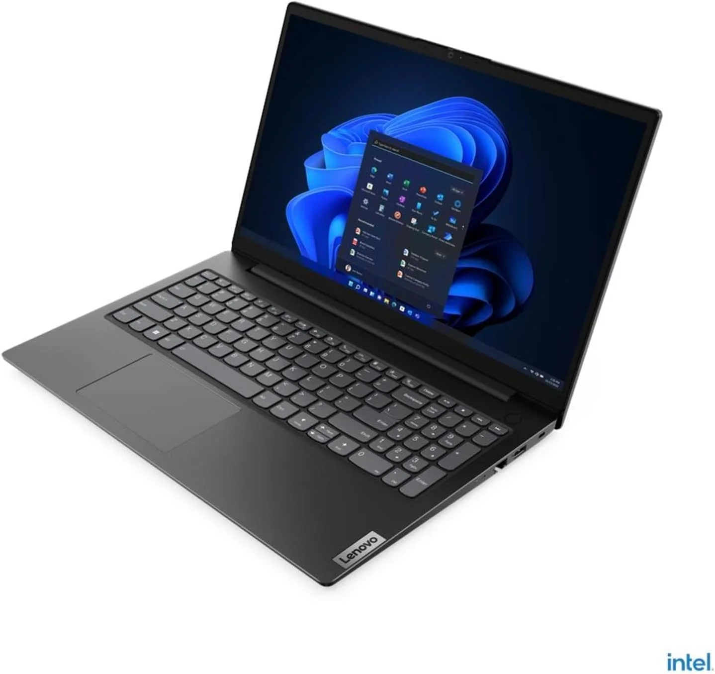 لپ تاپ لنوو V15 G4 IRU (2023) | صفحه نمایش 15.6 اینچی 1920x1080 FHD | پردازنده Core i3-1315U - هارد 512 گیگابایتی SSD - رم 16 گیگابایتی | 6 هسته @ 4.5 گیگاهرتز ویندوز 11 پرو مشکی