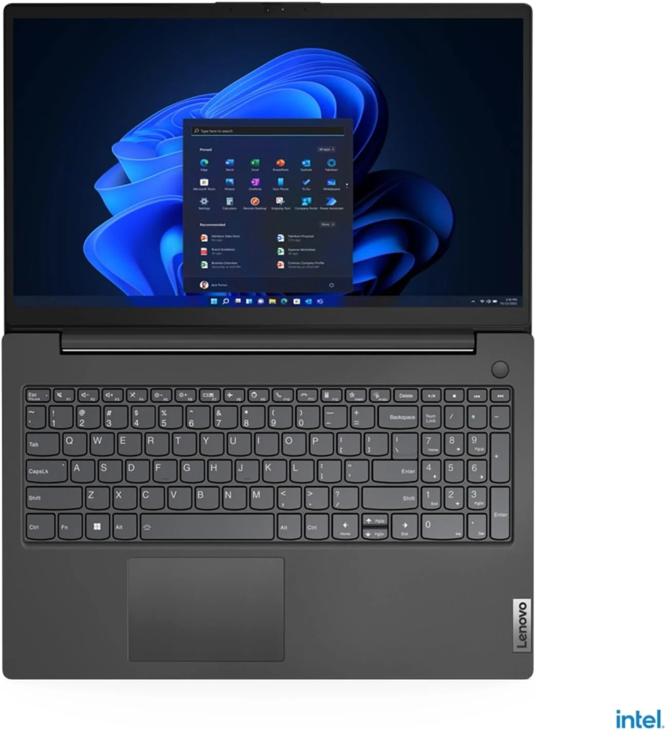 لپ تاپ لنوو V15 G4 IRU (2023) | صفحه نمایش 15.6 اینچی 1920x1080 FHD | پردازنده Core i3-1315U - هارد 512 گیگابایتی SSD - رم 16 گیگابایتی | 6 هسته @ 4.5 گیگاهرتز ویندوز 11 پرو مشکی