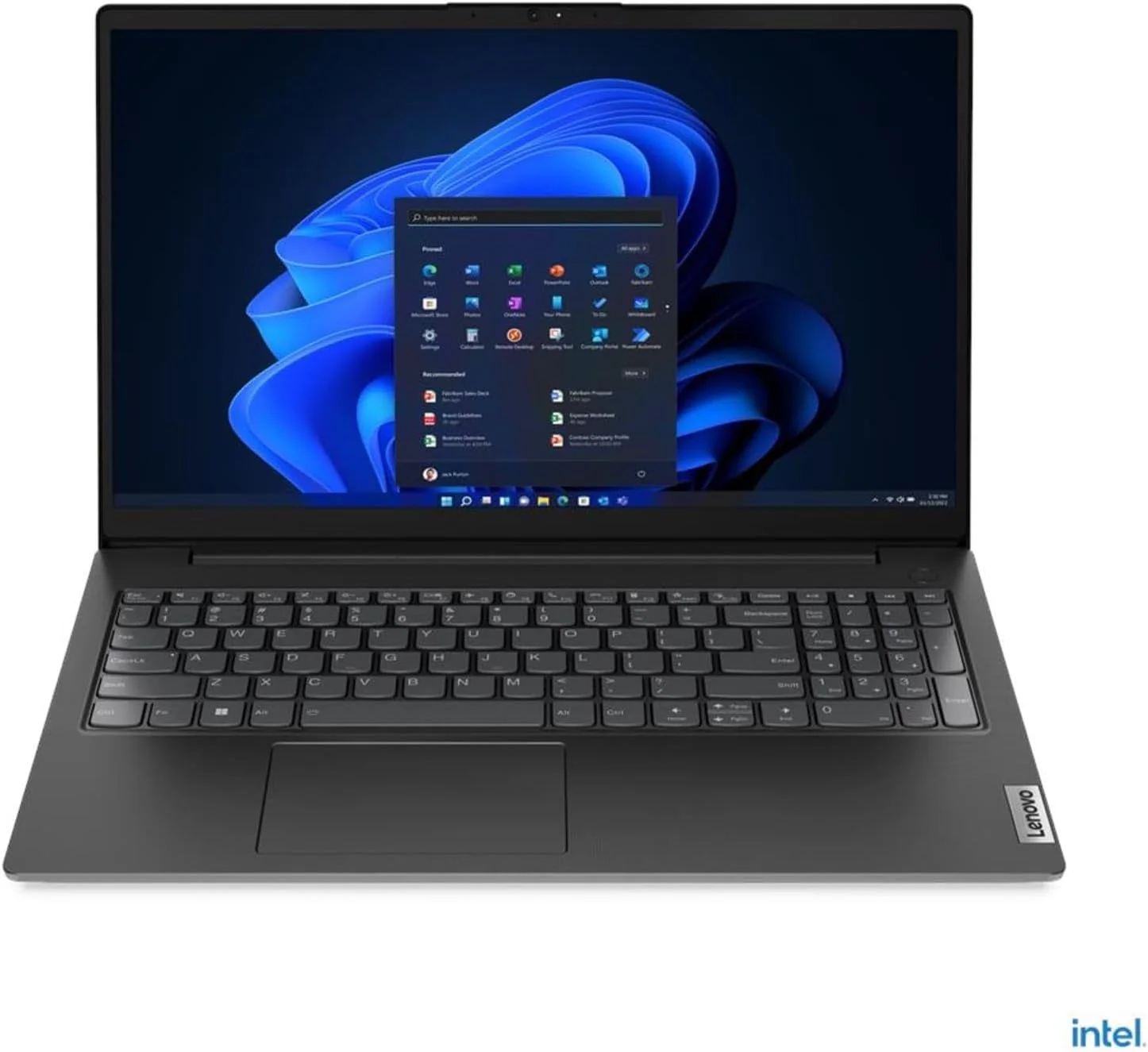 لپ تاپ لنوو V15 G4 IRU (2023) | صفحه نمایش 15.6 اینچی 1920x1080 FHD | پردازنده Core i3-1315U - هارد 512 گیگابایتی SSD - رم 16 گیگابایتی | 6 هسته @ 4.5 گیگاهرتز ویندوز 11 پرو مشکی