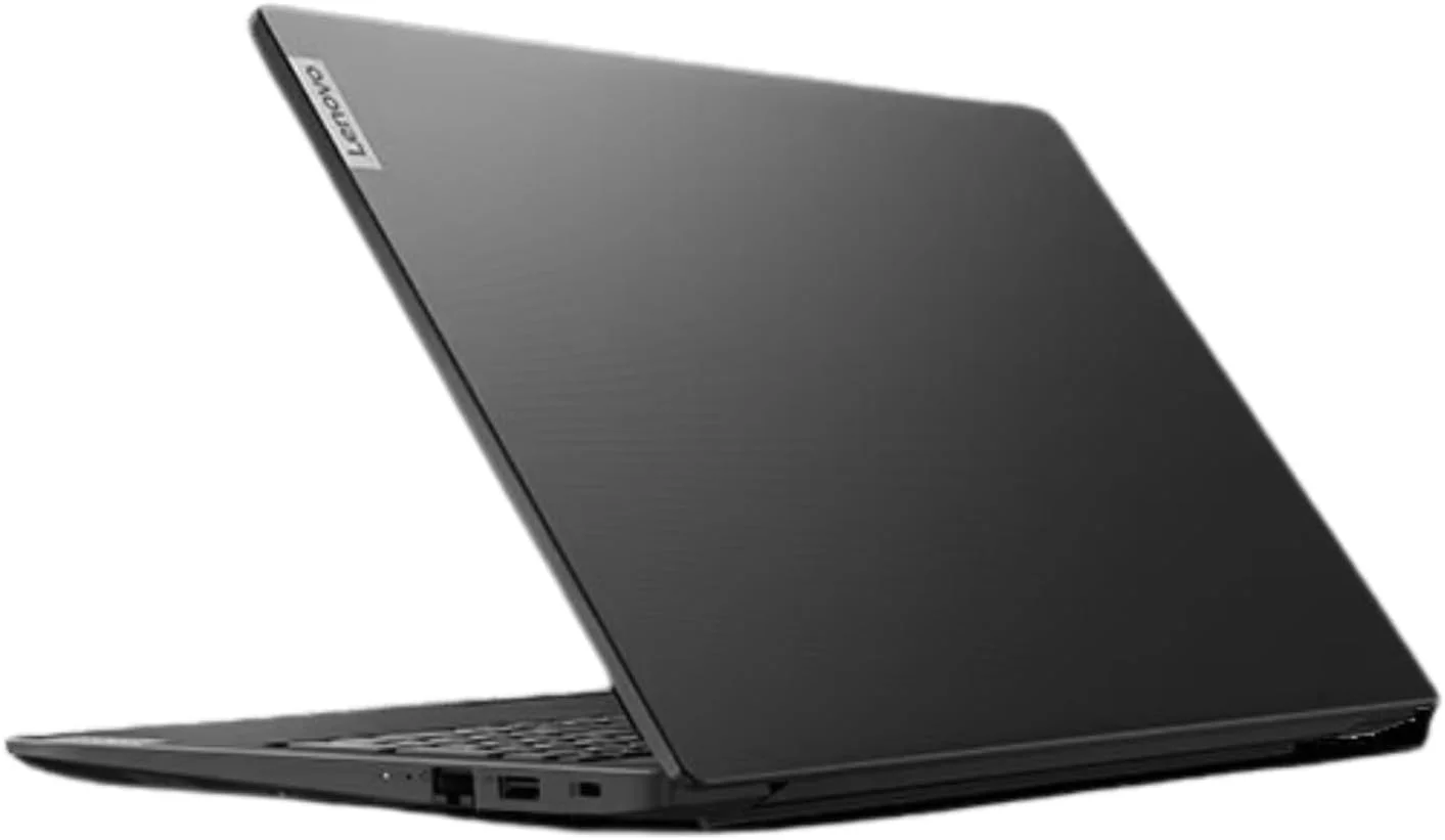 لپ تاپ لنوو V15، صفحه نمایش 15.6 اینچی FHD، پردازنده شش هسته ای AMD Ryzen 5 5500U (بهتر از Intel i7-1065G7)، رم 40 گیگابایتی، SSD 1 ترابایتی، HDMI، RJ45، صفحه کلید عددی، Wi-Fi، ویندوز 11 پرو، مشکی
