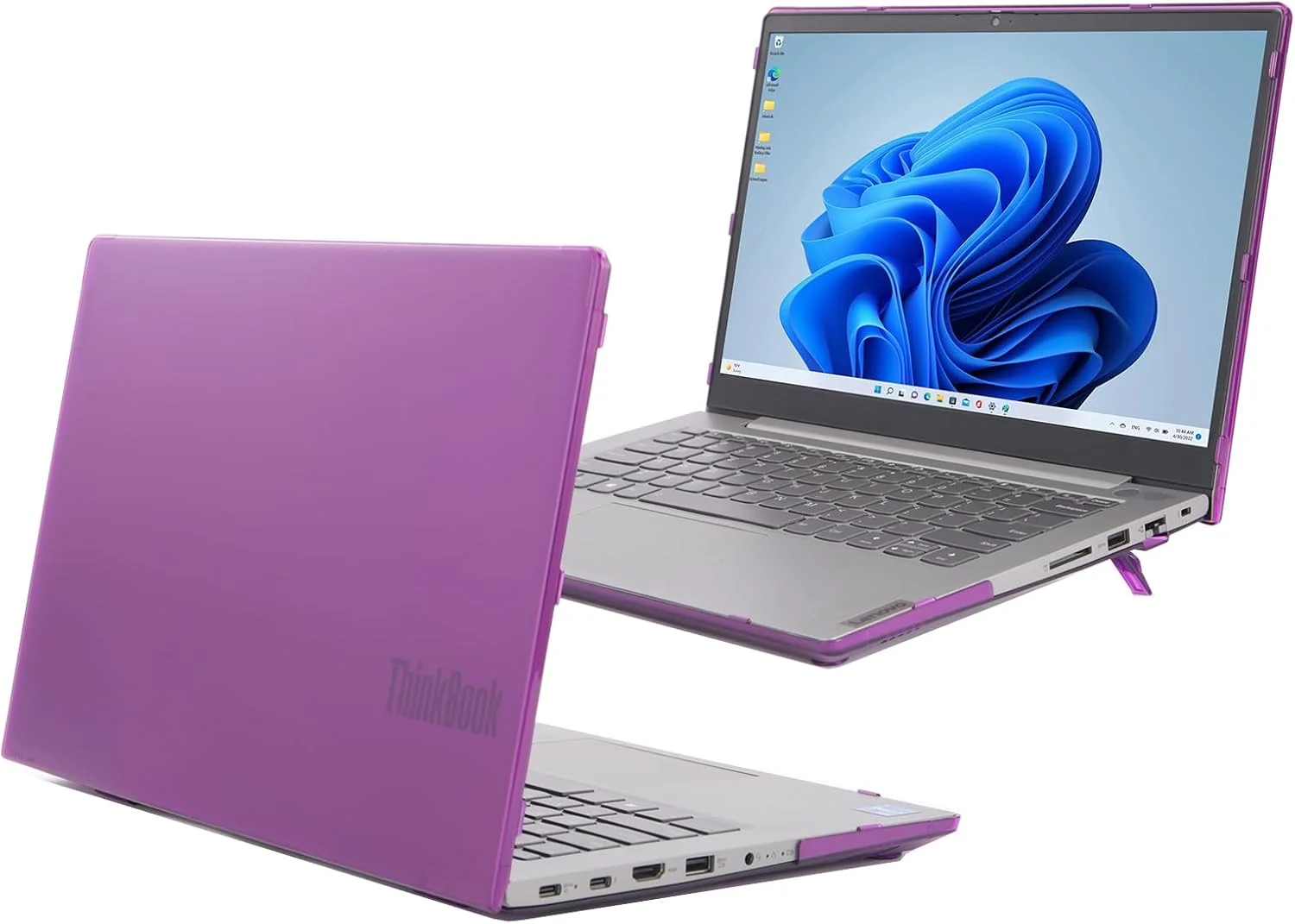 کاور محافظ mCover سازگار فقط با لپ‌تاپ‌های سری Lenovo ThinkBook 14 G2 / G3 / G4 / G5 (سازگار با مدل‌های دیگر لنوو نیست) 2021-2023، بنفش
