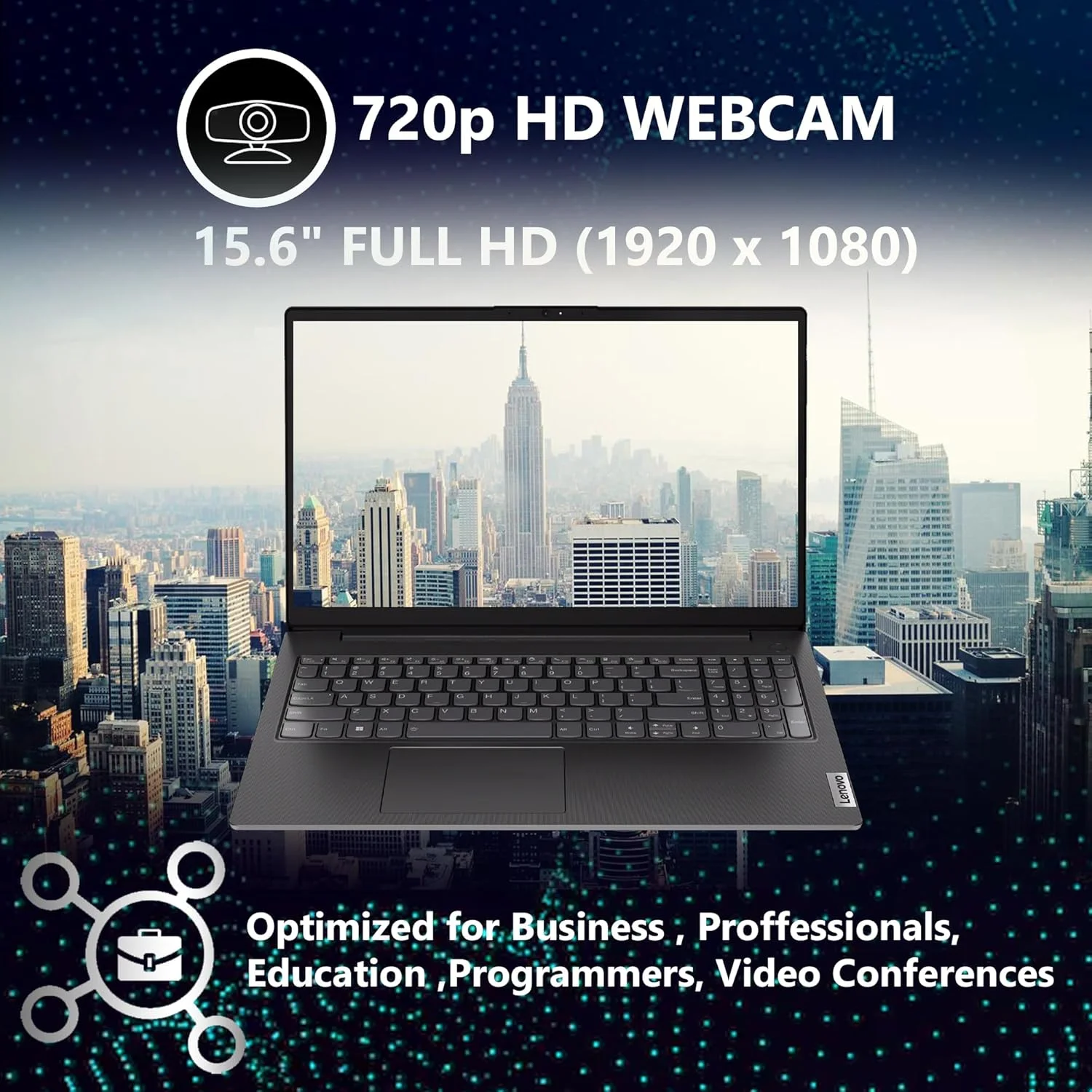 لپ تاپ تجاری اورجینال Lenovo V14 Gen 4 با صفحه نمایش 14 اینچی FHD، پردازنده AMD Ryzen 5 5500U (بهتر از Intel i5-1235U)، رم 40 گیگابایتی، حافظه 1 ترابایتی NVMe، وای فای + بلوتوث، HDMI، RJ-45، وب کم HD و ویندوز 11 پرو لپ تاپ تجاری اورجینال Lenovo V14 Gen 4 با صفحه نمایش 14 اینچی FHD، پردازنده AMD Ryzen 5 5500U (بهتر از Intel i5-1235U)، رم 40 گیگابایتی، حافظه 1 ترابایتی NVMe، وای فای + بلوتوث، HDMI، RJ-45، وب کم HD و ویندوز 11 پرو