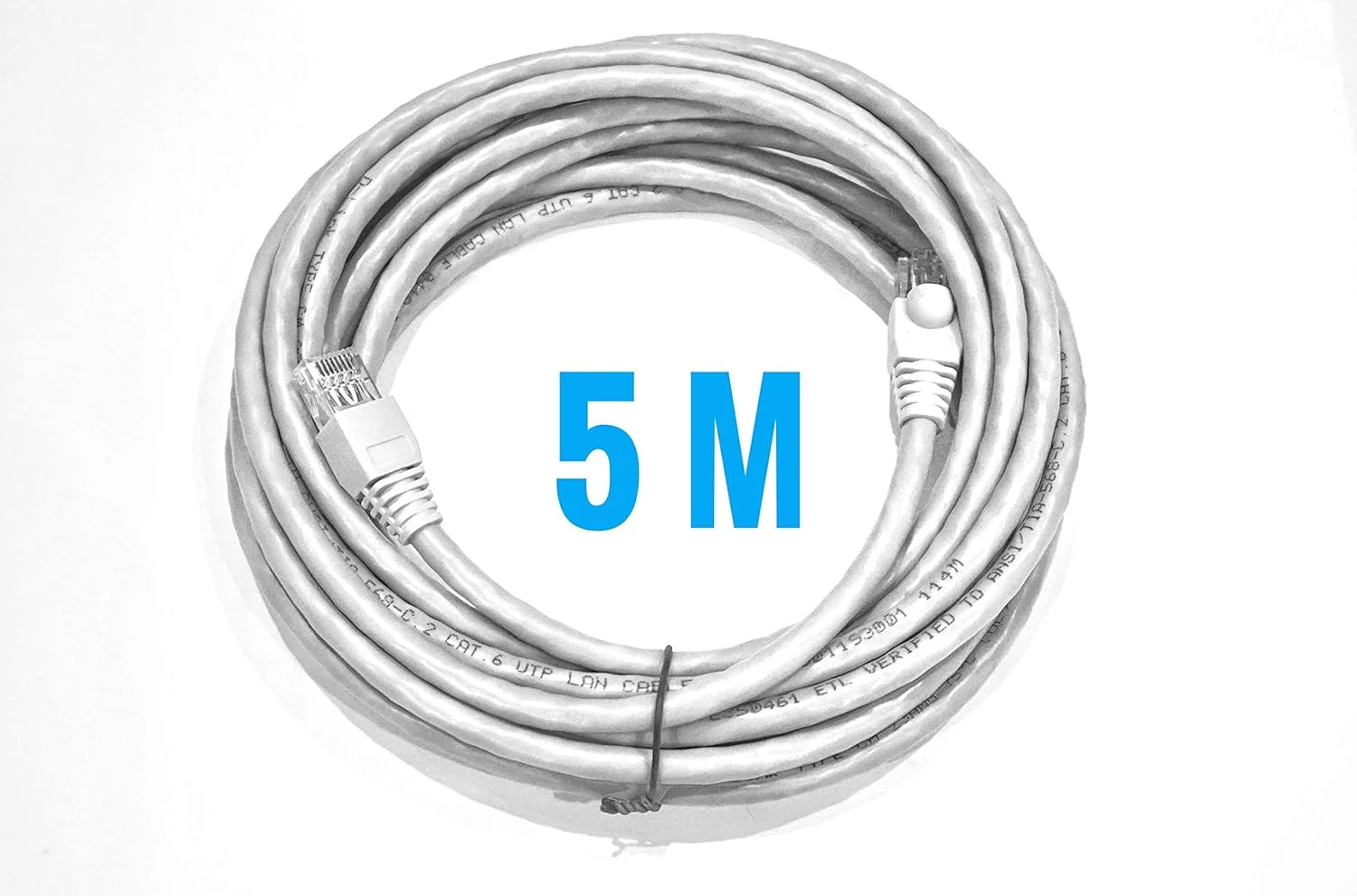 کابل پچ D-Link Rj45 Cat 6 (خاکستری، 5 متر، 16 فوت)
