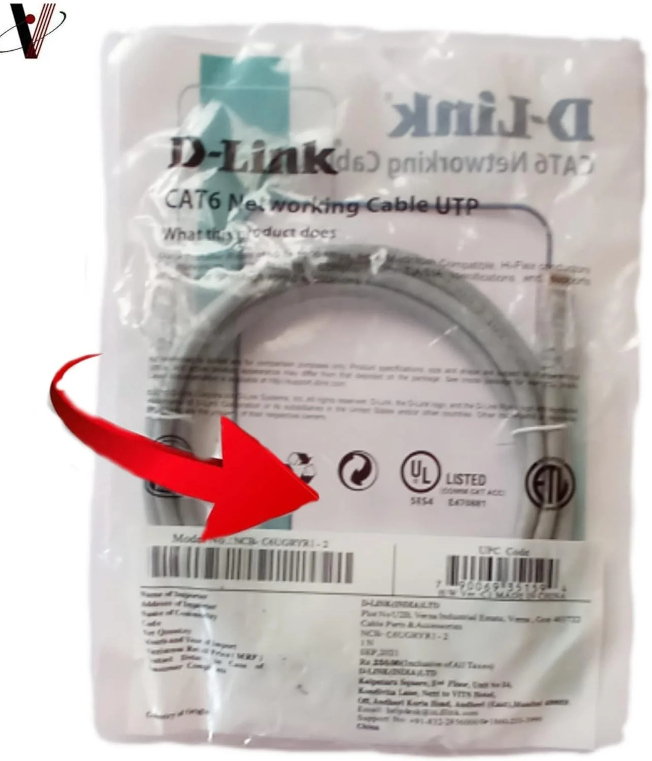 کابل پچ کورد دی-لینک Cat 6، طول 2 متر کابل پچ کورد دی-لینک Cat 6، طول 2 متر