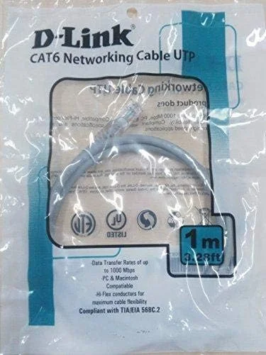 کابل پچ کورد دی-لینک Cat 6، طول 1 متر (بسته 15 عددی) کابل پچ کورد دی-لینک Cat 6، طول 1 متر (بسته 15 عددی)