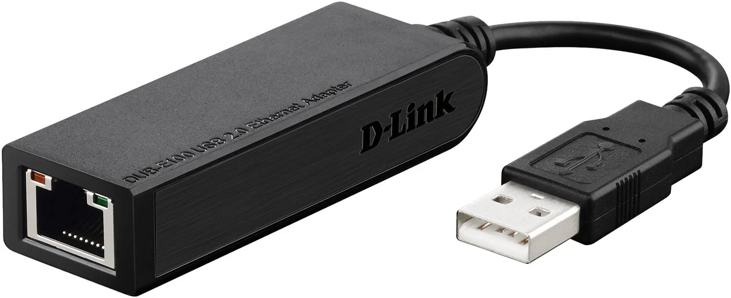 آداپتور اترنت پرسرعت USB 2.0 دی-لینک DUB-E100، 10/100 مگابیت بر ثانیه، مشکی