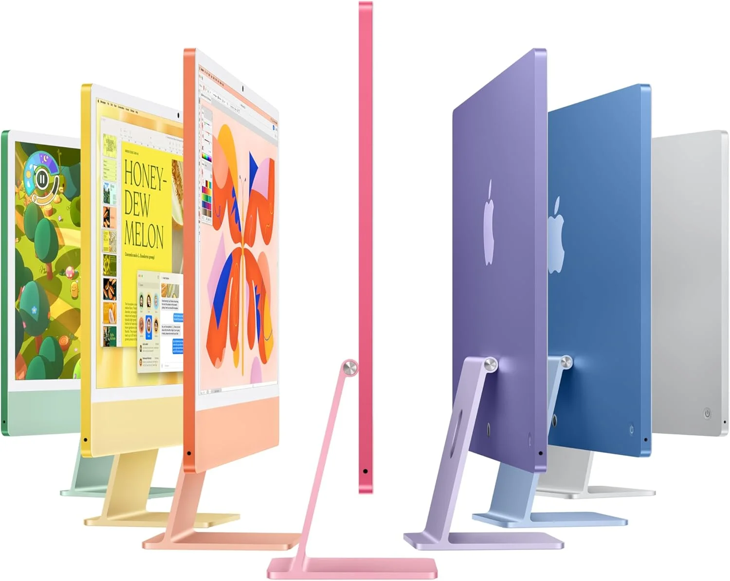 آی‌مک ۲۰۲۴ اپل (۲۴ اینچی، تراشه Apple M4 با پردازنده مرکزی ۱۰ هسته‌ای و پردازنده گرافیکی ۱۰ هسته‌ای، ۱۶ گیگابایت حافظه یکپارچه، ۲۵۶ گیگابایت) - نقره‌ای؛ عربی/انگلیسی