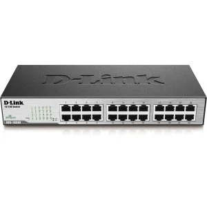 سوئیچ 24 پورت 10/100 دسکتاپ یا رک مونت غیر مدیریتی دی-لینک (Des-1024D)، مشکی سوئیچ 24 پورت 10/100 دسکتاپ یا رک مونت غیر مدیریتی دی-لینک (Des-1024D)، مشکی