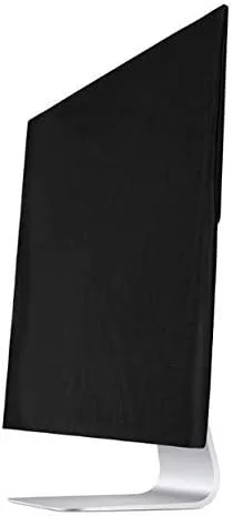 روکش محافظ گرد و غبار مانیتور کامپیوتر پلی استر SKEIDO با آستر داخلی برای صفحه نمایش LCD اپل iMac (مشکی، 27 اینچ)