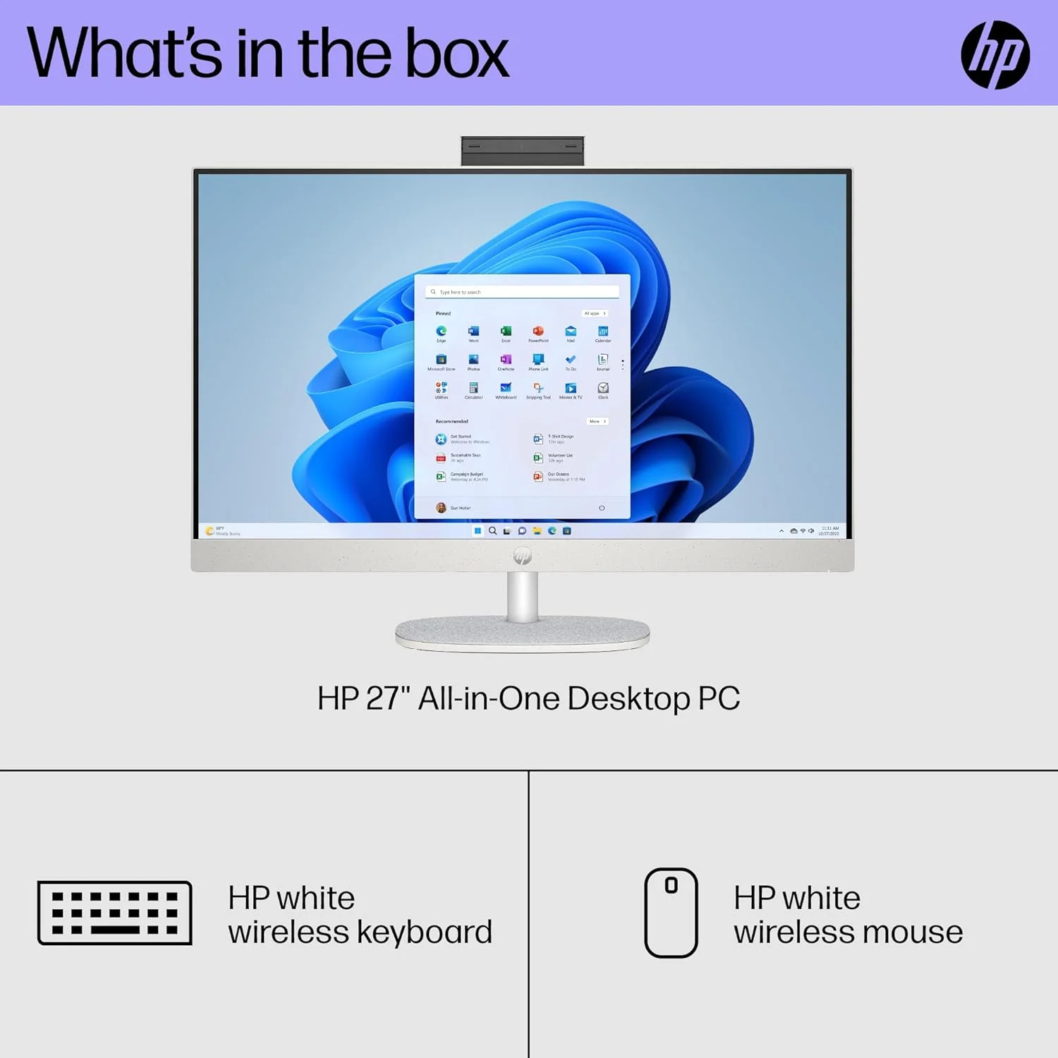 کامپیوتر رومیزی آل این وان 27 اینچی HP، صفحه نمایش FHD، پردازنده نسل سیزدهم Intel Core i7-1355U، رم 16 گیگابایتی، SSD 512 گیگابایتی، گرافیک Intel UHD، ویندوز 11، بدون لمس (قابل ارتقا) کامپیوتر رومیزی آل این وان 27 اینچی HP، صفحه نمایش FHD، پردازنده نسل سیزدهم Intel Core i7-1355U، رم 16 گیگابایتی، SSD 512 گیگابایتی، گرافیک Intel UHD، ویندوز 11، بدون لمس (قابل ارتقا)
