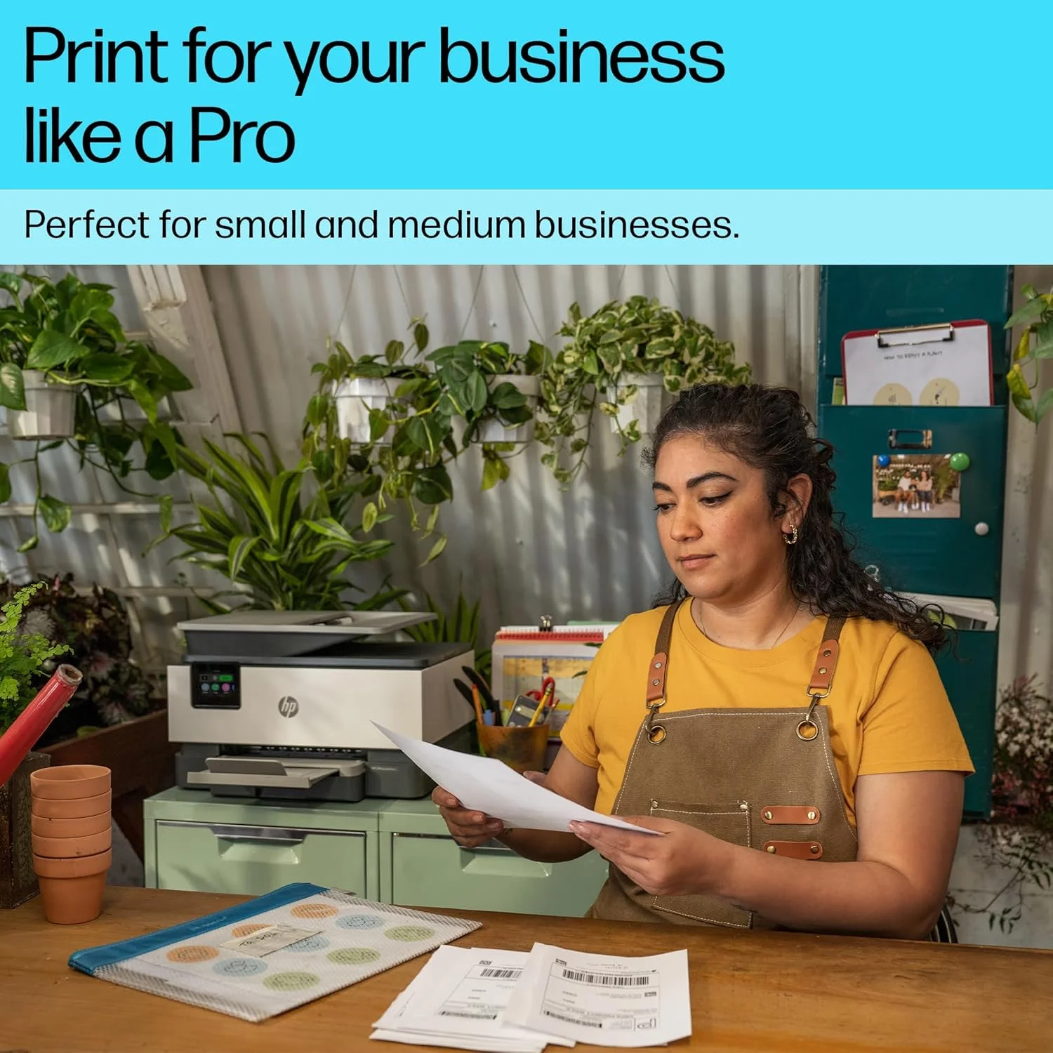 پرینتر چندکاره HP OfficeJet Pro 9120 - بی‌سیم، تغذیه خودکار اسناد، چاپ دورو، اسکن دورو، اسکن به PDF/ایمیل، صفحه لمسی
