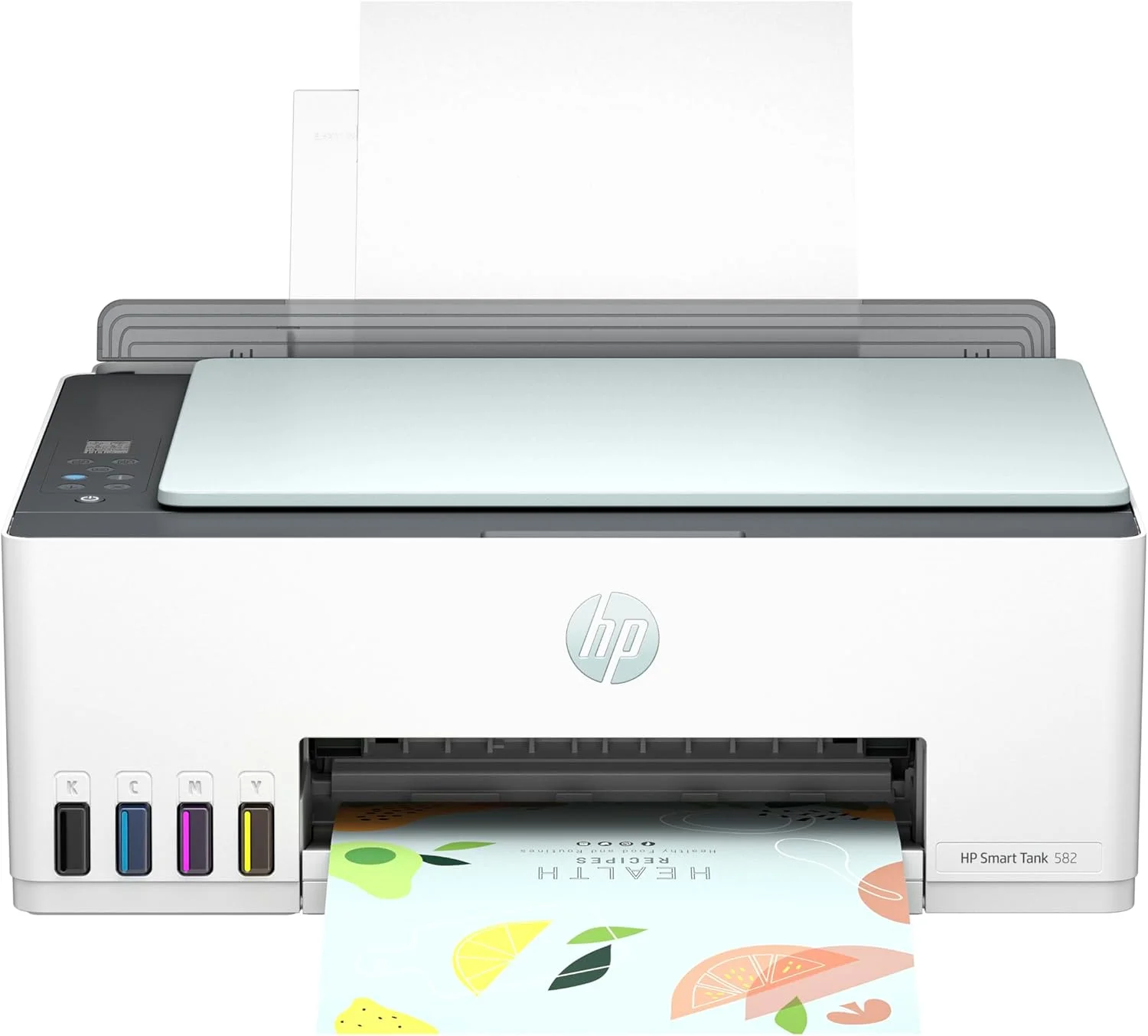 پرینتر چندکاره جوهرافشان بی سیم HP Smart Tank 582، پرینت، اسکن، کپی؛ تا 18000 صفحه سیاه و سفید یا 6000 صفحه رنگی - سبز [4A8D6A]