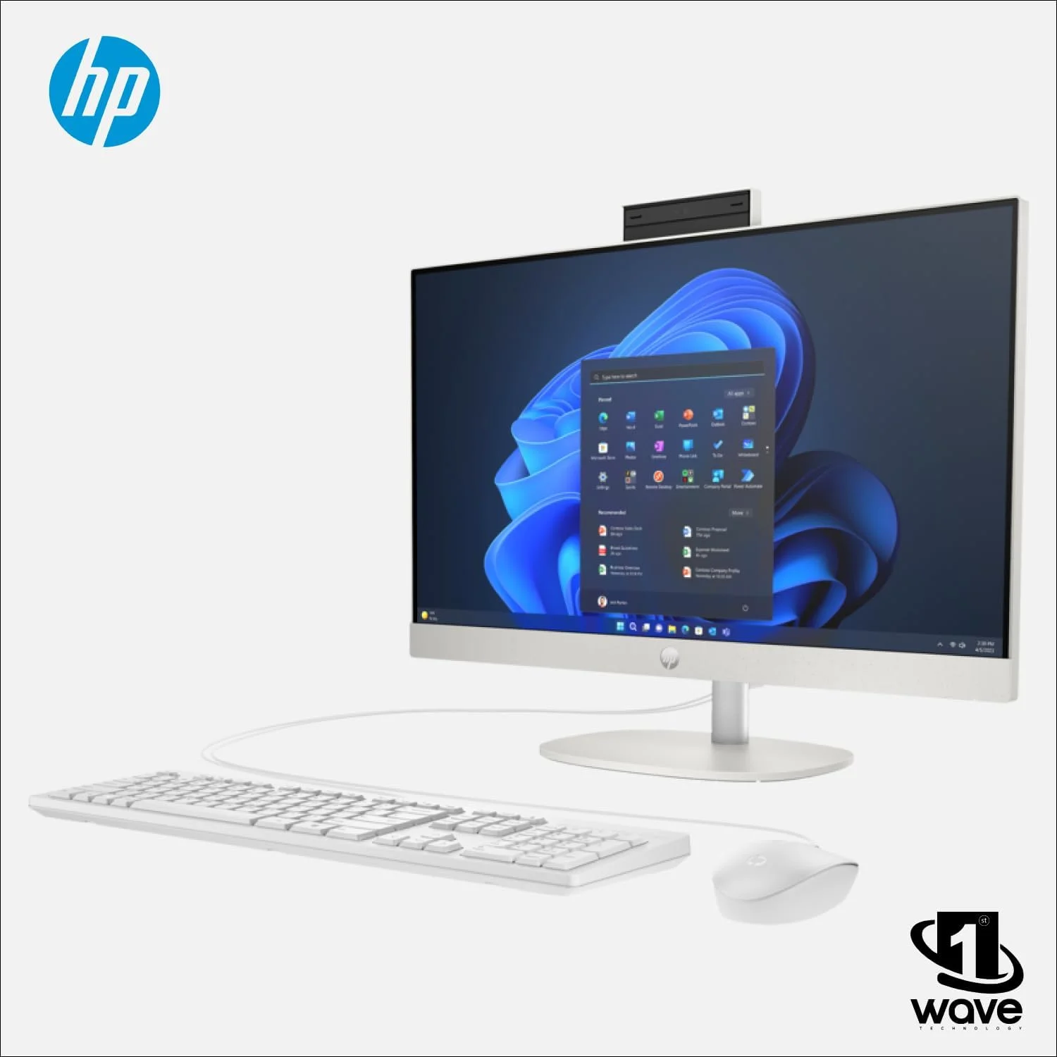 کامپیوتر همه کاره HP مدل PRO ONE 240 G10 – صفحه نمایش 23.8 اینچ، پردازنده نسل سیزدهم Intel i5-1335U، ویندوز 11 پرو (شامل پایه هدست Wave 1 + کیبورد سیمی + ماوس + آنتی ویروس + پد ماوس) سفید (32 گیگابایت رم - 512 گیگابایت SSD)