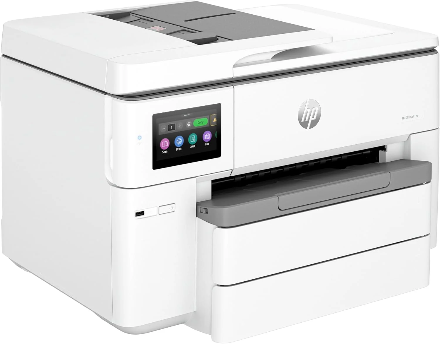 پرینتر جوهرافشان چندکاره عریض HP OfficeJet Pro 9730 - چاپ، کپی، اسکن، بی‌سیم، تغذیه خودکار اسناد، چاپ و اسکن دورو، حالت بی‌صدا؛ ظرفیت ورودی تا 500 برگ - [537P5C]