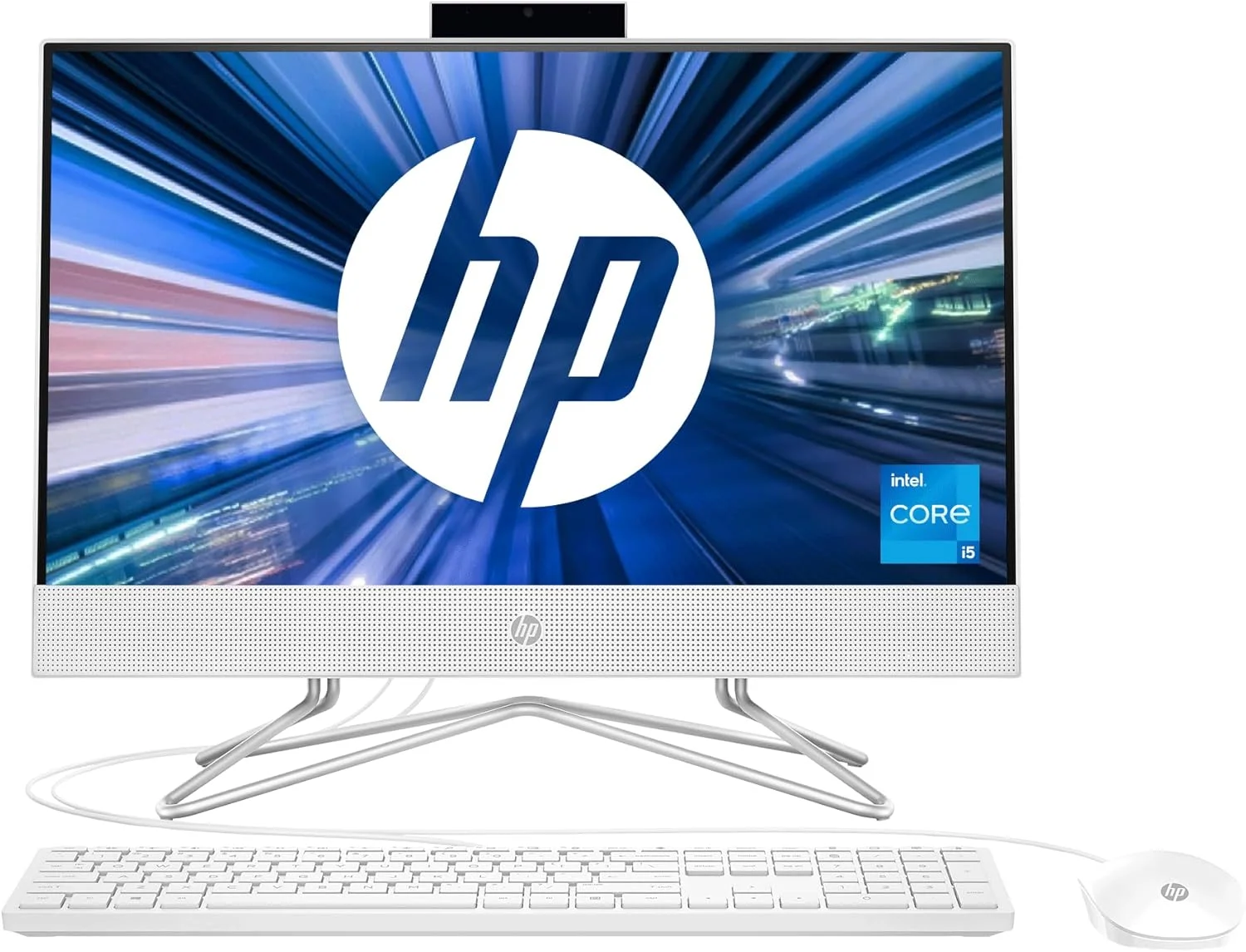 کامپیوتر همه کاره HP با پردازنده Intel Pentium J5040، صفحه نمایش 21.5 اینچی (54.6 سانتی متر) FHD با حاشیه های بسیار باریک در سه طرف (8 گیگابایت رم/512 گیگابایت SSD/گرافیک Intel UHD/ویندوز 11 هوم/کیبورد و ماوس سیمی/MS Office) مدل 22-dd2686in، سفید کامپیوتر همه کاره HP با پردازنده Intel Pentium J5040، صفحه نمایش 21.5 اینچی (54.6 سانتی متر) FHD با حاشیه های بسیار باریک در سه طرف (8 گیگابایت رم/512 گیگابایت SSD/گرافیک Intel UHD/ویندوز 11 هوم/کیبورد و ماوس سیمی/MS Office) مدل 22-dd2686in، سفید