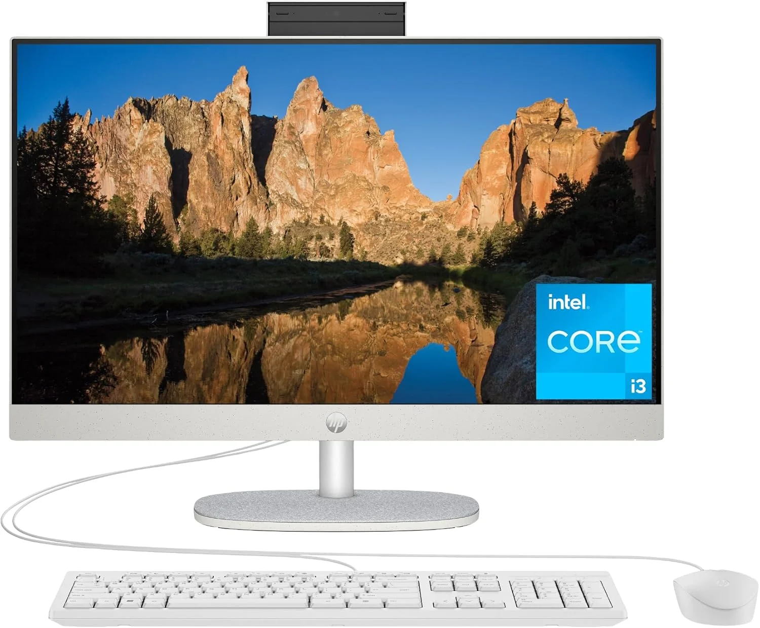 کامپیوتر رومیزی آل این وان 23.8 اینچی HP مدل 24-cr0042، پردازنده Intel® Core™ i3-N300، گرافیک Intel® UHD، حافظه رم 8 گیگابایتی DDR4-3200 مگاهرتز، (سفید، 24-cr0042) کامپیوتر رومیزی آل این وان 23.8 اینچی HP مدل 24-cr0042، پردازنده Intel® Core™ i3-N300، گرافیک Intel® UHD، حافظه رم 8 گیگابایتی DDR4-3200 مگاهرتز، (سفید، 24-cr0042)