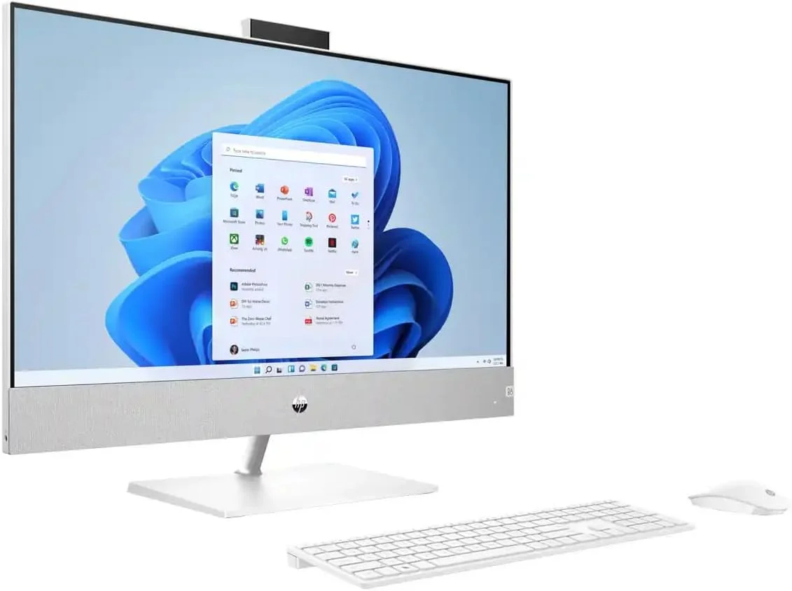 کامپیوتر همه کاره HP Pavilion 27 جدیدترین مدل، پردازنده Intel Core i7-13700T تا 4.9 گیگاهرتز، 16 گیگابایت رم، 512 گیگابایت SSD، کارت گرافیک NVIDIA GeForce RTX 3050 4GB GDDR6، صفحه نمایش 27 اینچی FHD IPS، سفید برفی، ویندوز 11 پرو کامپیوتر همه کاره HP Pavilion 27 جدیدترین مدل، پردازنده Intel Core i7-13700T تا 4.9 گیگاهرتز، 16 گیگابایت رم، 512 گیگابایت SSD، کارت گرافیک NVIDIA GeForce RTX 3050 4GB GDDR6، صفحه نمایش 27 اینچی FHD IPS، سفید برفی، ویندوز 11 پرو