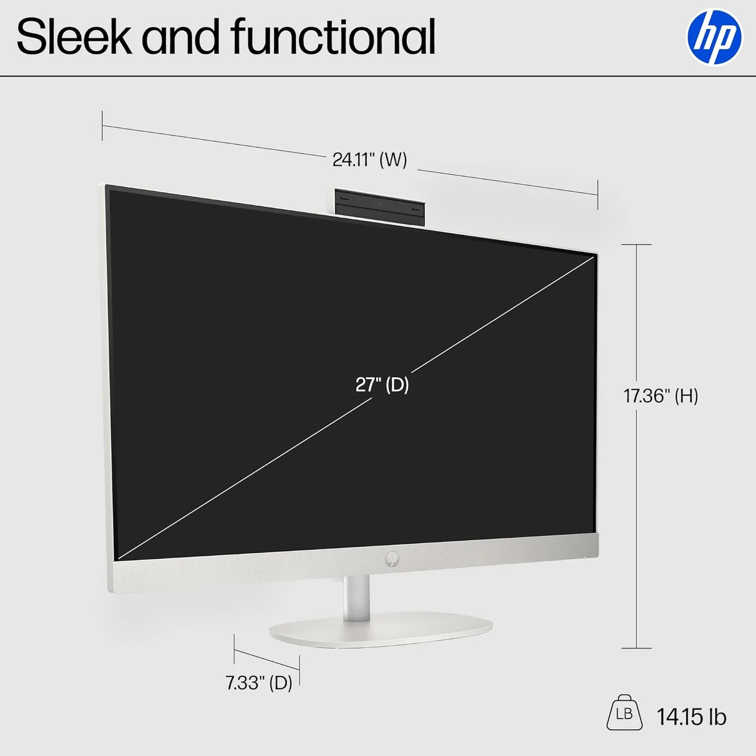 کامپیوتر رومیزی آل این وان 27 اینچی HP، صفحه لمسی FHD، AMD Ryzen 7 7730U، رم 16 گیگابایتی، SSD 512 گیگابایتی، گرافیک AMD Radeon، ویندوز 11 هوم، سفید صدفی، 27-cr0260 (2025) کامپیوتر رومیزی آل این وان 27 اینچی HP، صفحه لمسی FHD، AMD Ryzen 7 7730U، رم 16 گیگابایتی، SSD 512 گیگابایتی، گرافیک AMD Radeon، ویندوز 11 هوم، سفید صدفی، 27-cr0260 (2025)