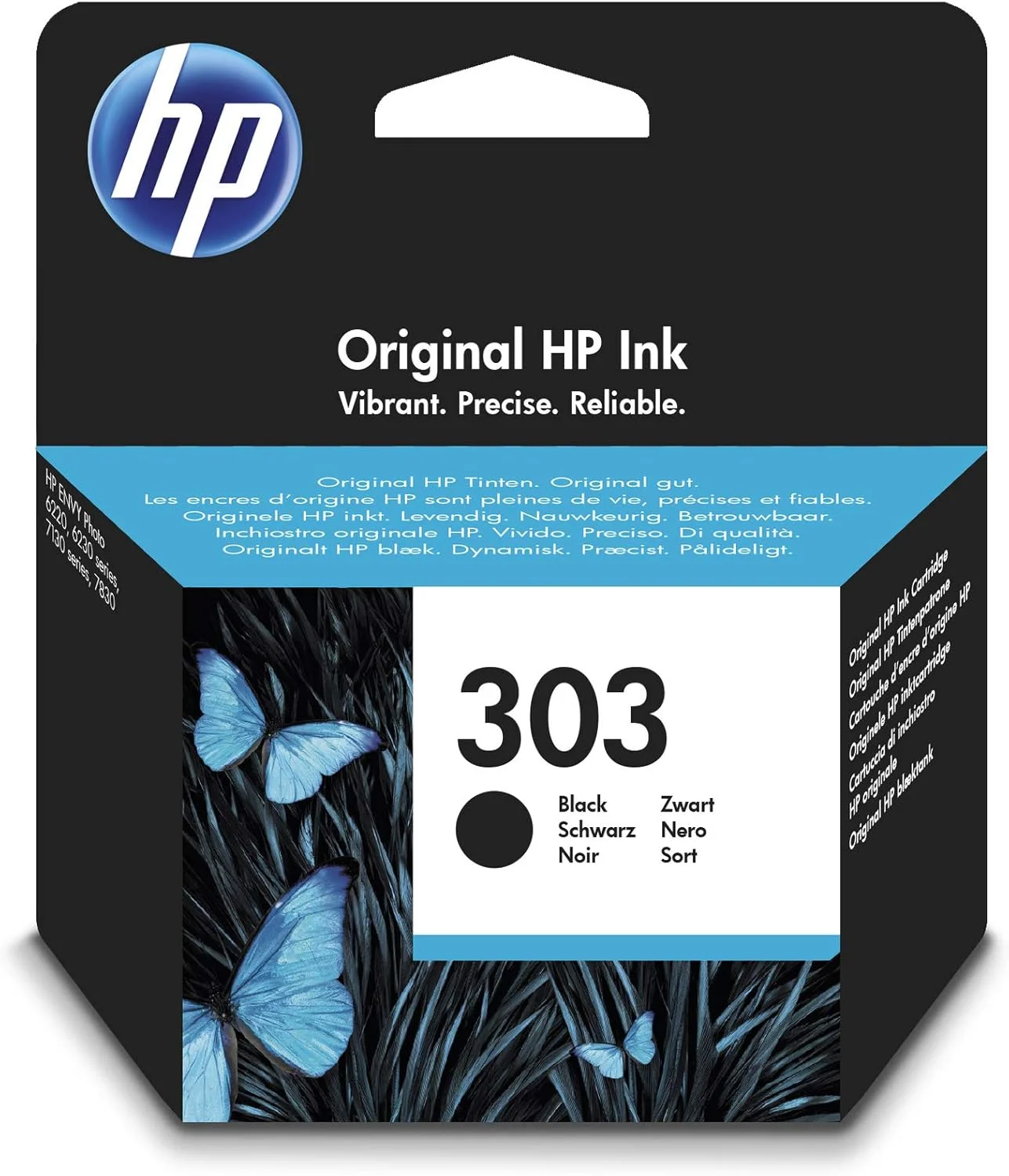 کارتریج جوهر مشکی اورجینال 303 HP مخصوص پرینتر چندکاره HP Envy Photo 7830